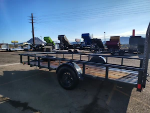 Lamar Trailers 14x77 Single Axle, 3K GVWR, Ramp Gate