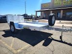 Aluma 10x68 All Aluminum, 3K GVWR, Heavy Single Axle, Bi-Fold Tailgate (6810H-S-BT) Stock #ALU368 - Thumbnail 1