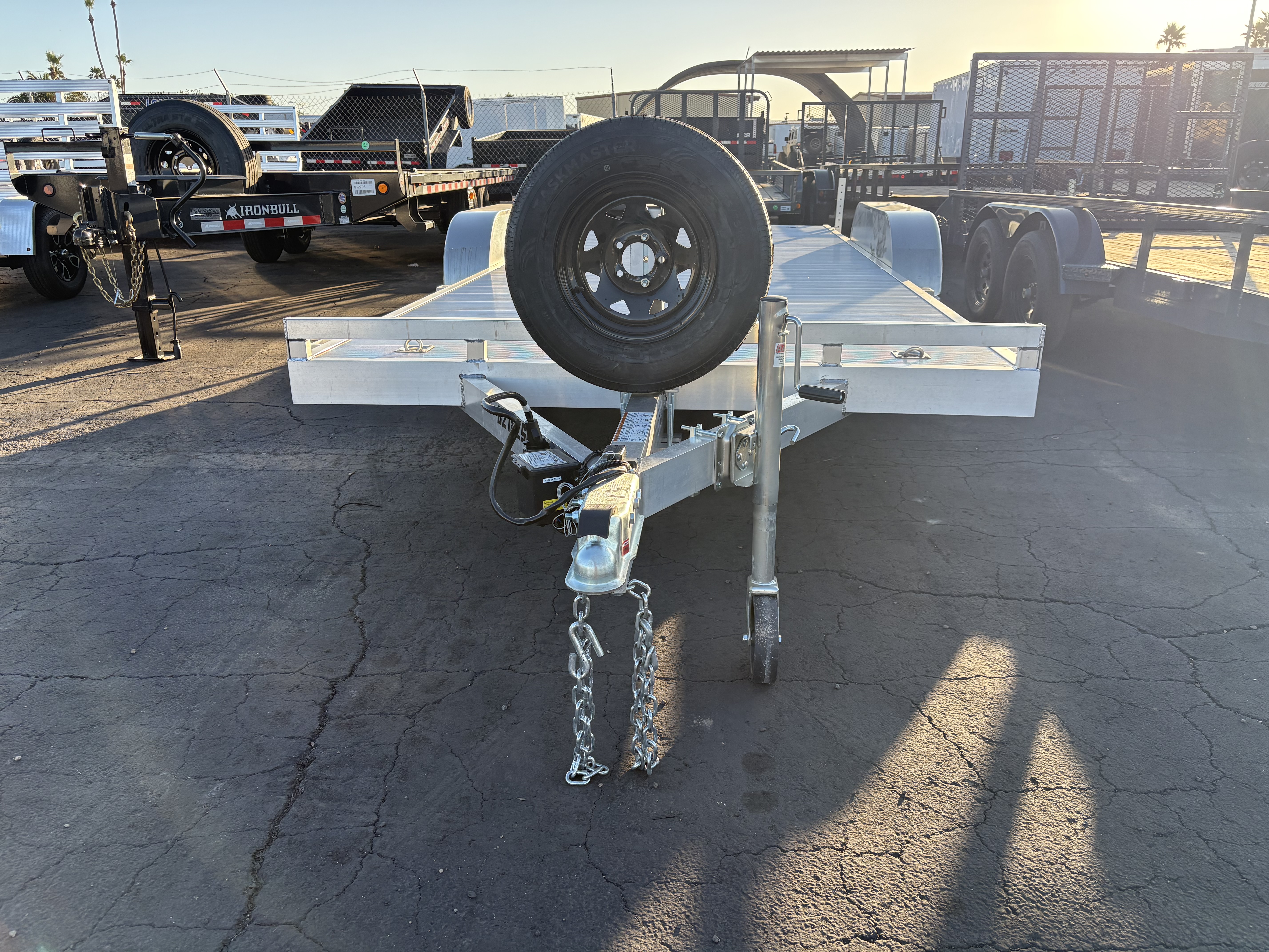 Aluma 18x82 All Aluminum, 7K GVWR, Tandem Axle - 8218ESA-TA-EL-R-RTD - Stock #ALU335 - Image 1 of 5