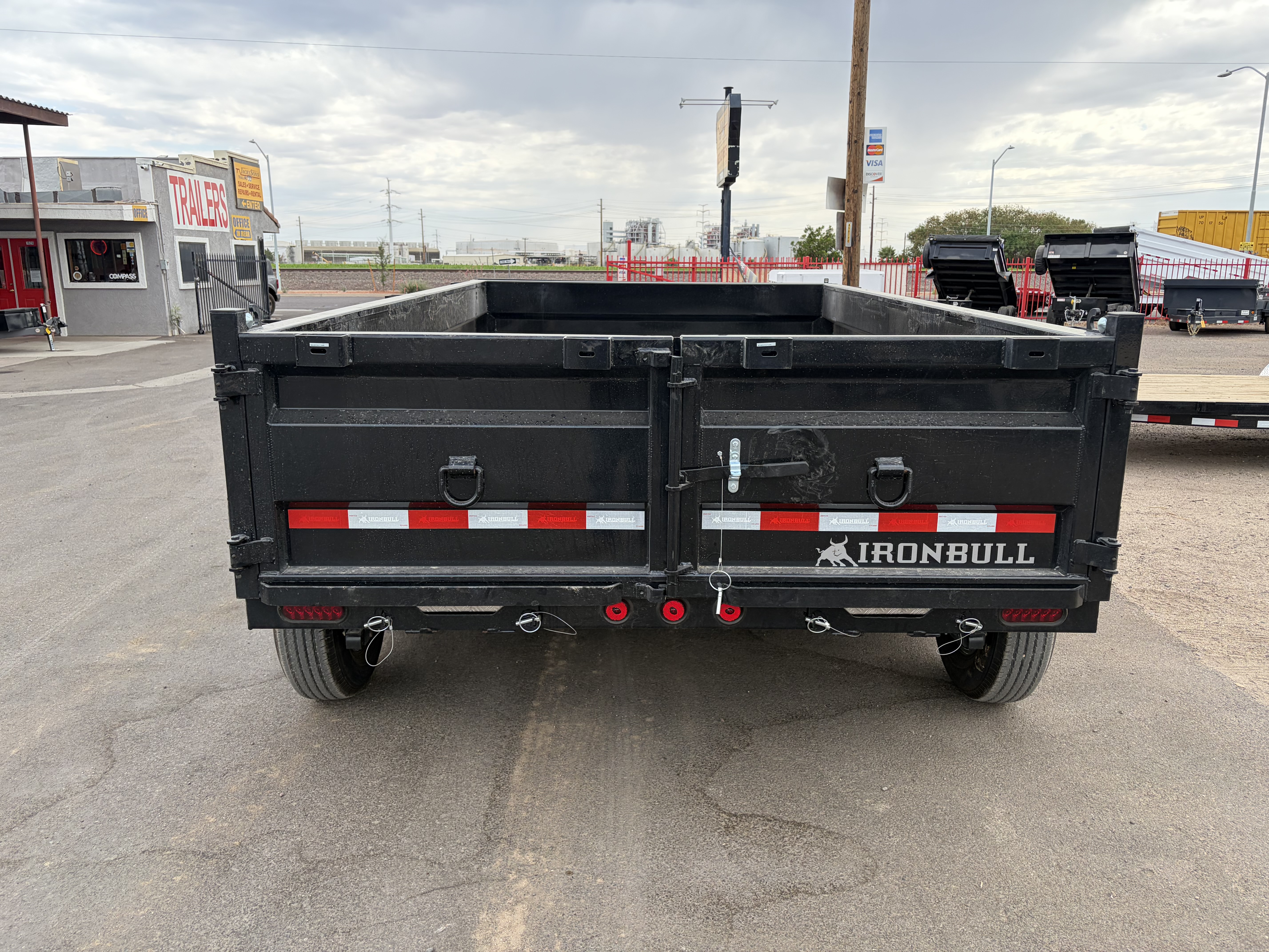 Norstar 12x83 IronBull Tandem Axle Dump, 15K GVWR, 24" Sides, Solar Charger - Stock #NST1480 - Image 1 of 12