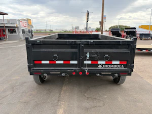 Norstar 12x83 IronBull Tandem Axle Dump, 15K GVWR, 24" Sides, Solar Charger