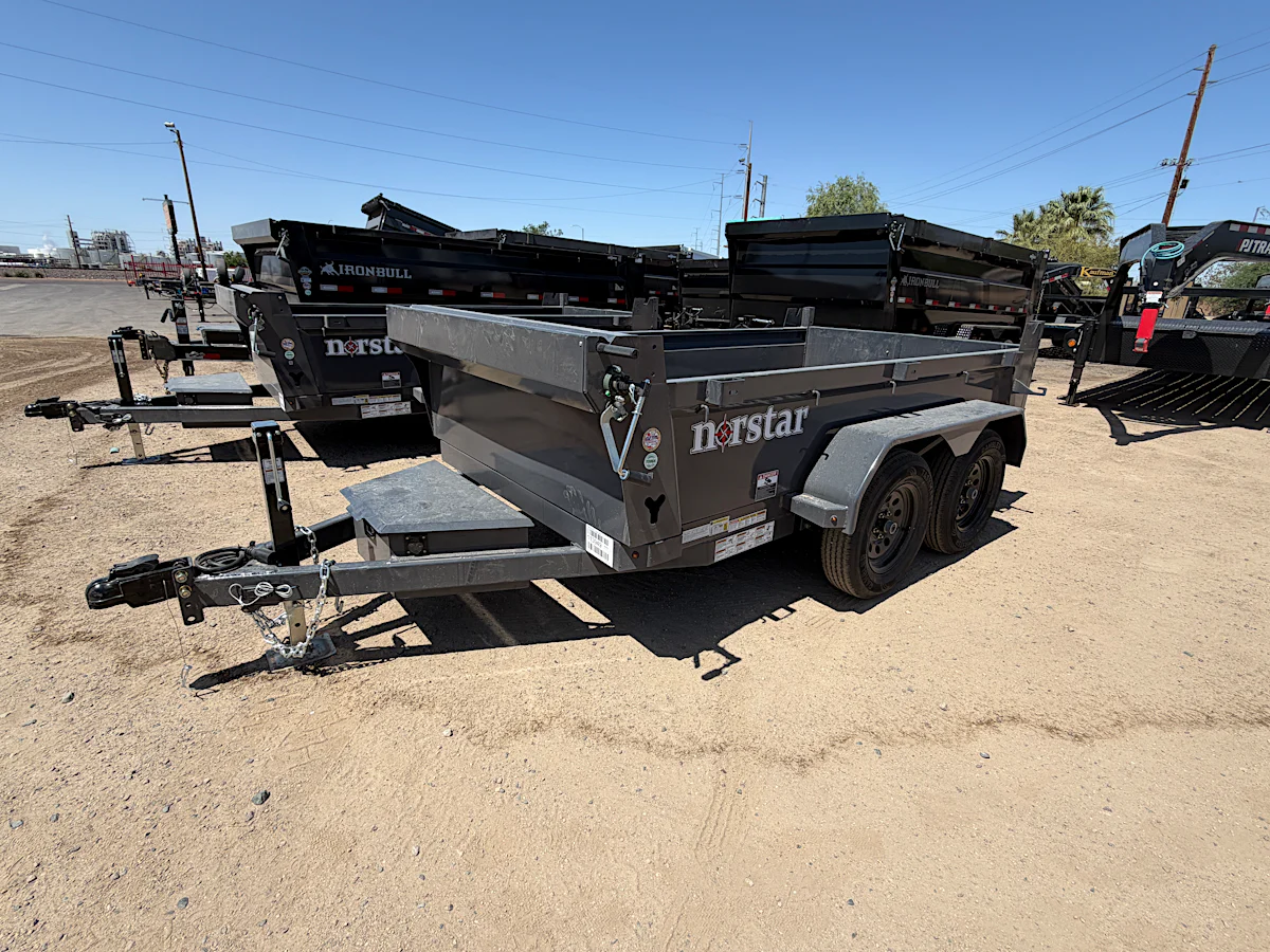 Norstar 10x60 Norstar Tandem Axle Dump, 7K GVWR, 20" Sides - Stock #NST1448 - Image 1 of 7 Norstar 10x60 Norstar Tandem Axle Dump, 7K GVWR, 20" Sides - Stock #NST1448 - Image 1 of 7