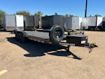 P.J. Trailers 22x102x6" Channel Tandem Axle, 14K GVWR Super-Wide, Equipment, Slide In Ramps Stock #PPJ11039 - Thumbnail 1