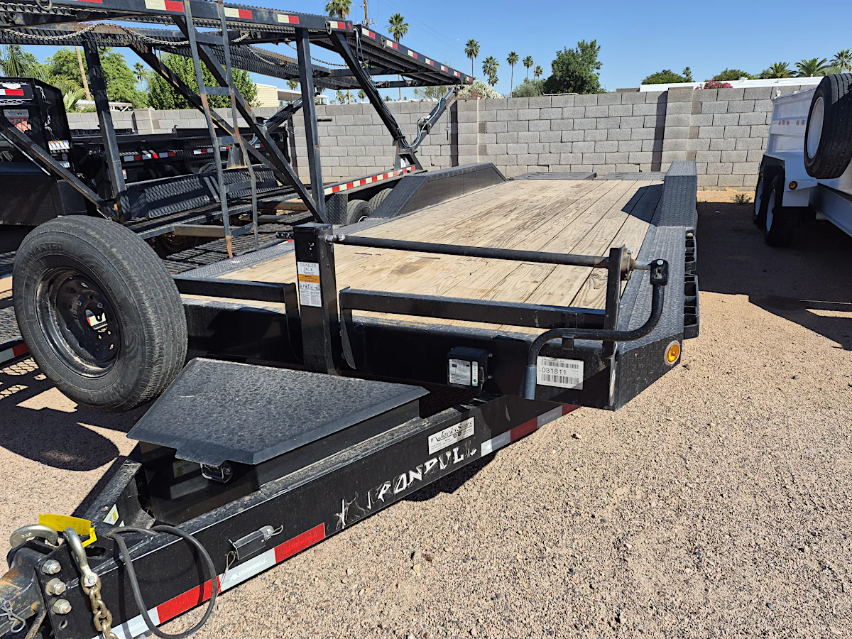 IRONBULL 102x26 Triple Axle Bumper Pull Equipment Trailer - Stock #USD1811 - Image 1 of 3 IRONBULL 102x26 Triple Axle Bumper Pull Equipment Trailer - Stock #USD1811 - Image 1 of 3