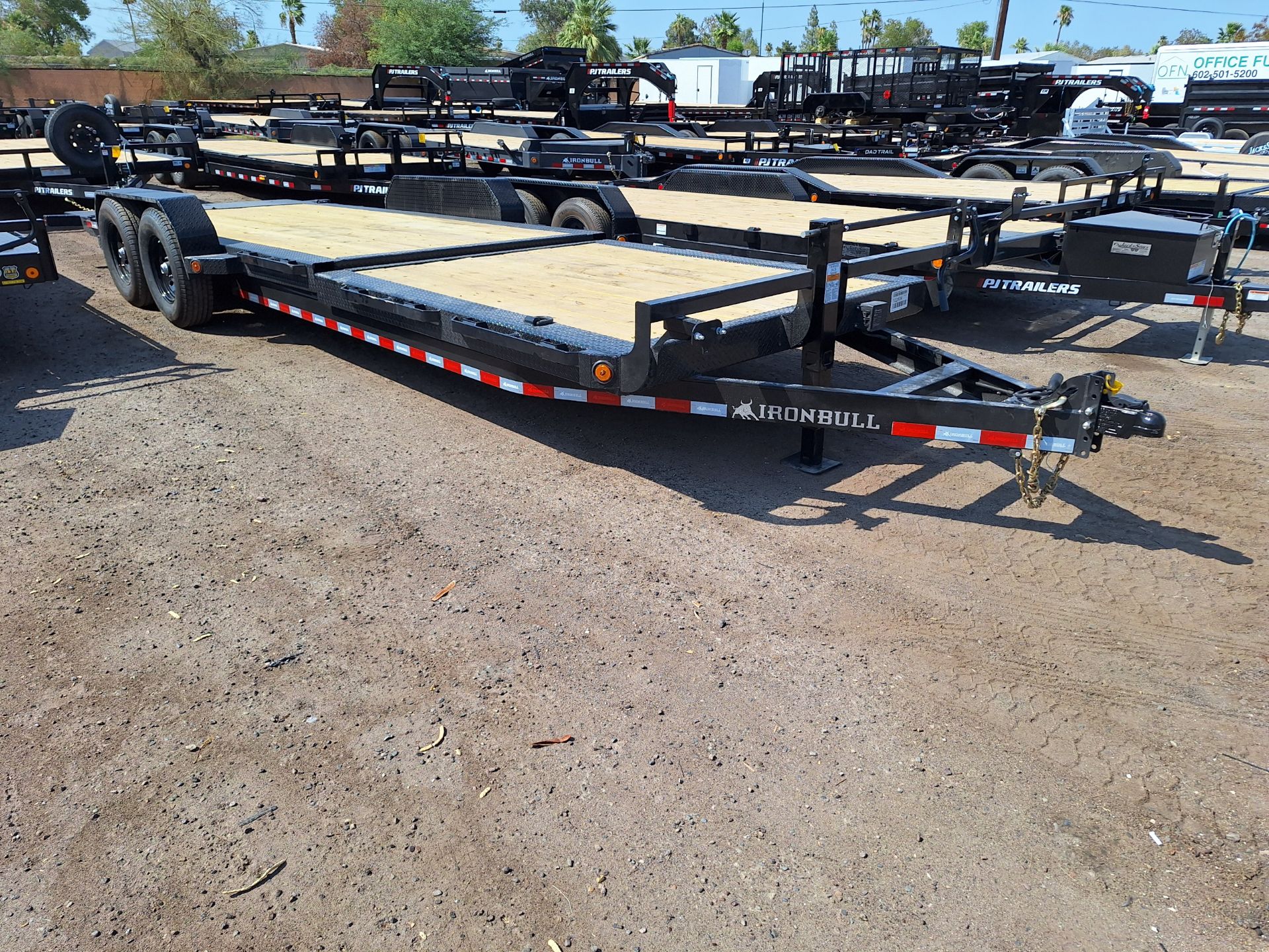 Norstar 24x83 Ironbull Tandem Axle, 14K GVWR, Low-Pro Gravity Tilt - Stock #NS503 - Image 1 of 6