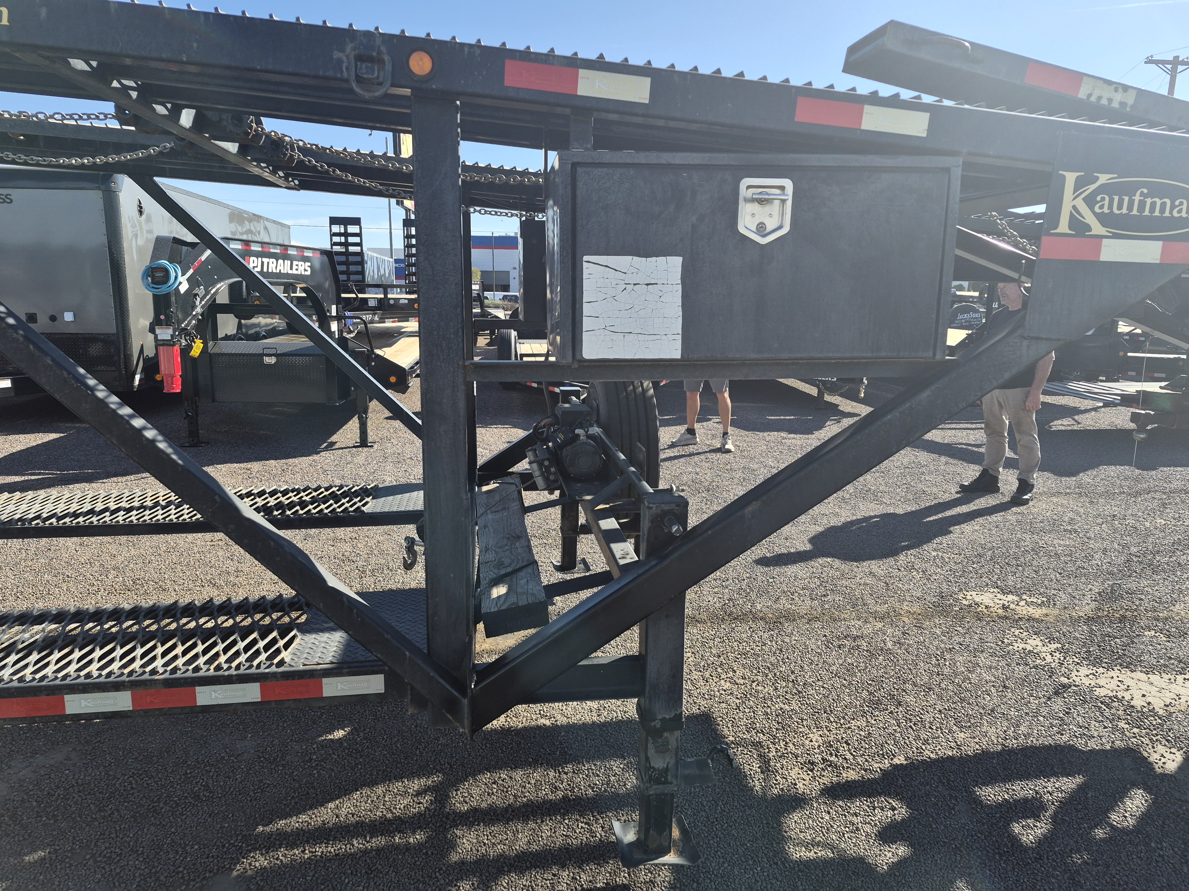 Kauffman 102"x44' Double Deck Mini 5 Car Hauler Trailer - Stock #USD0517 - Image 2 of 4