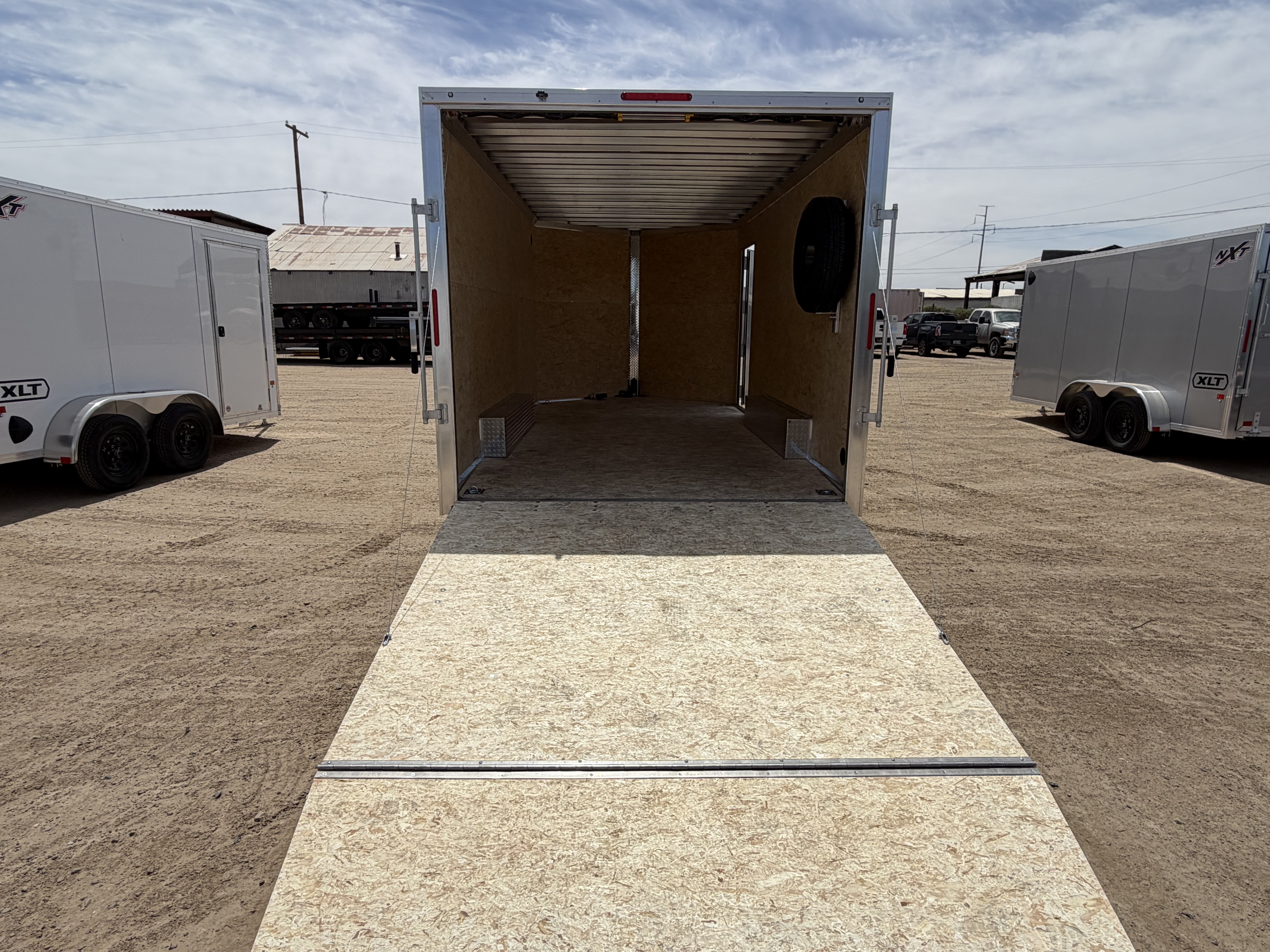 Alcom 16x8.5 All Aluminum XLTP2 Car Hauler, 10K GVWR, Side Door, Ramp Door - Stock #ALC267 - Image 7 of 8