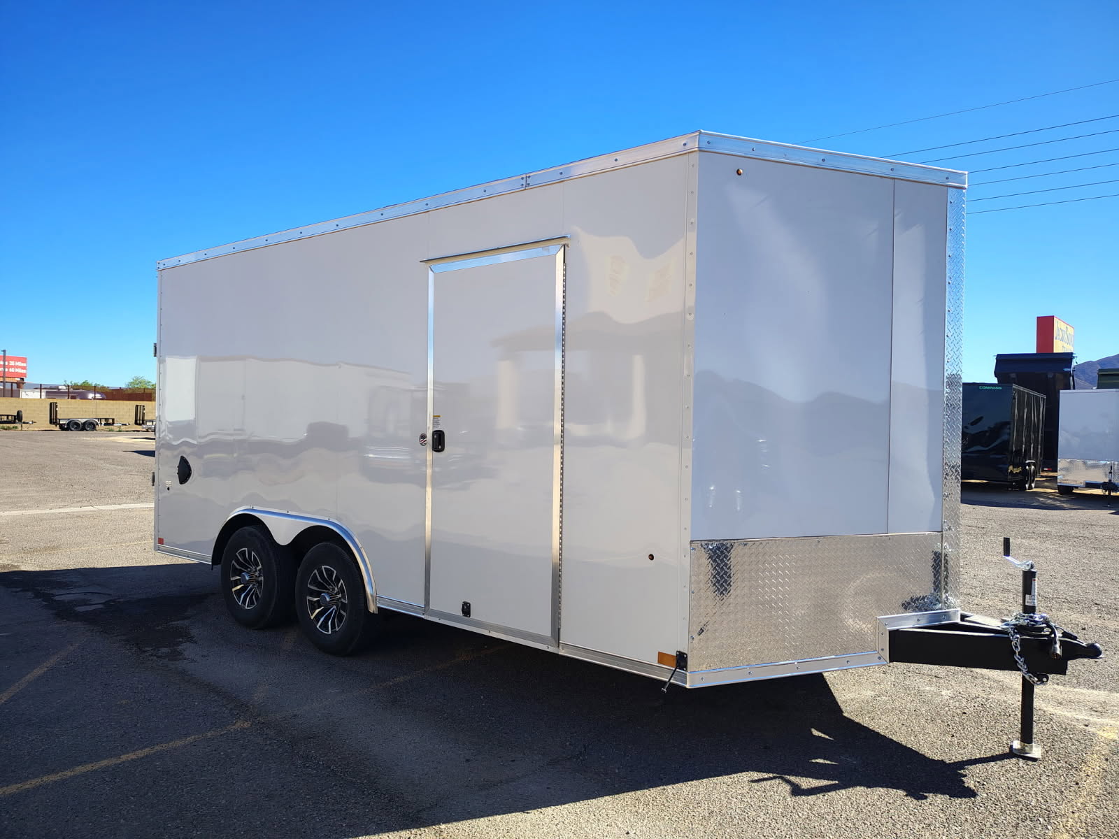 Compass 16x8.5 Indigo DLX, 10K GVWR, Ramp Door - Stock #CMP2809 - Image 1 of 11