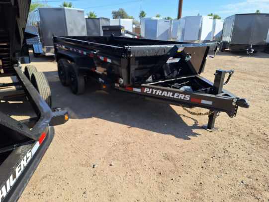 P.J. Trailers 16'x83" Low Pro Dump Trailer w/ 2' Sides (DL) - Stock #PJD1565 - Image 2 of 7
