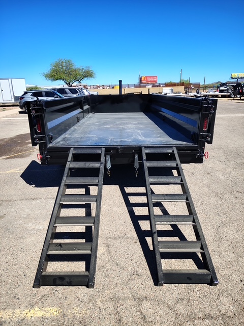 Midsota 16'x82" Telescopic Dump Trailer w/ 24" Sides (HV)