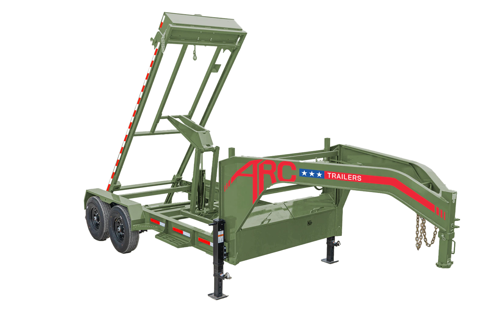 A-GRD — 14K Gooseneck Roll Off Dump Trailer - Image 6