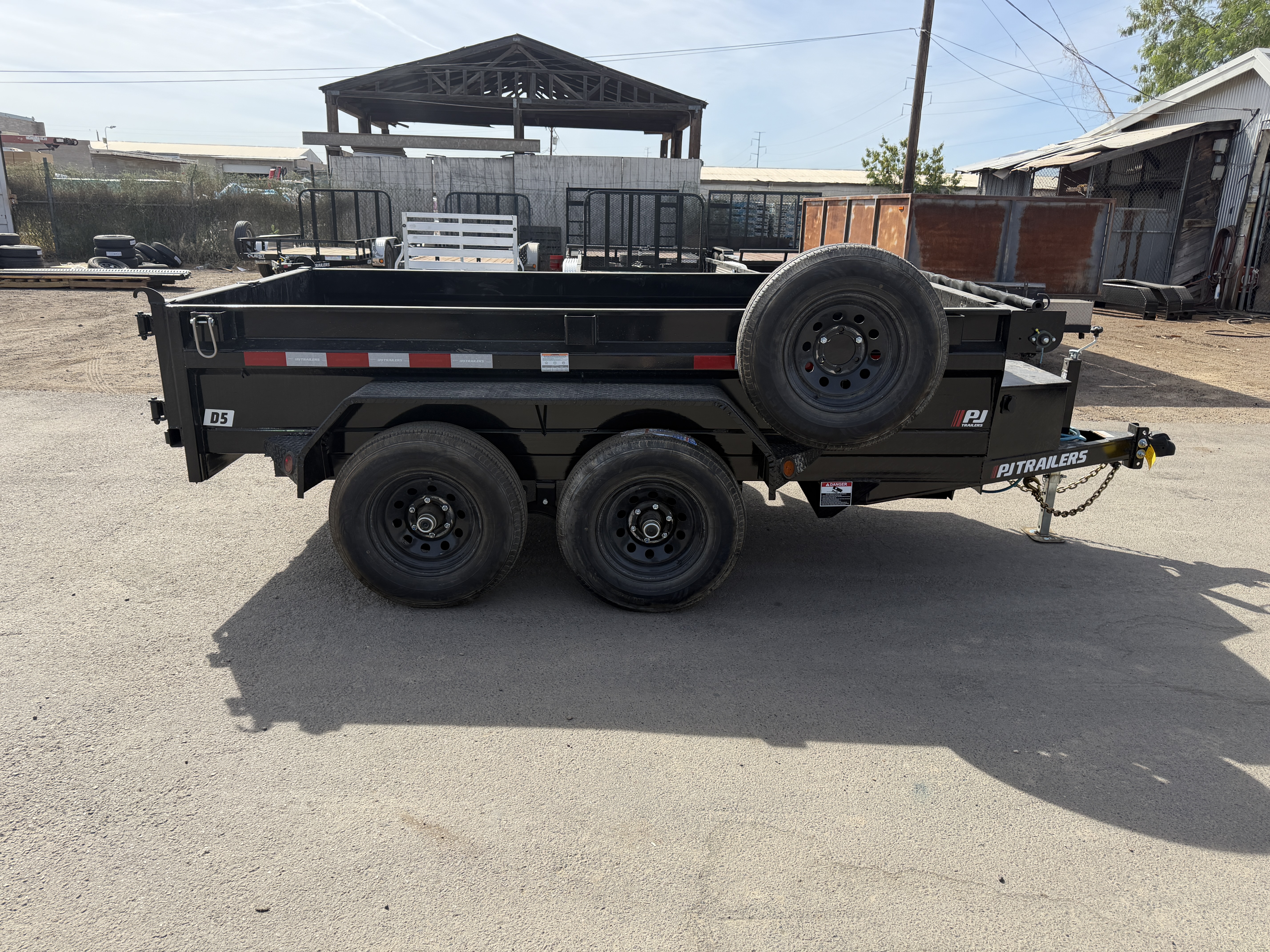 P.J. Trailers 10X60 Utility Dump, Tandem Axle, 7K GVWR - Stock #PJD1686 - Image 4 of 9