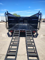 P.J. Trailers 12x83 Tandem Axle, 15,400 GVWR, Low Pro Dump, 48" Sides, 14 Ply Tires Stock #PJD1700 - Thumbnail 3