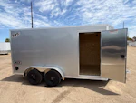 Alcom 14x7 All Aluminum XLT-P Enclosed, 7K GVWR, Side Door, Ramp Door Stock #ALC266 - Thumbnail 6