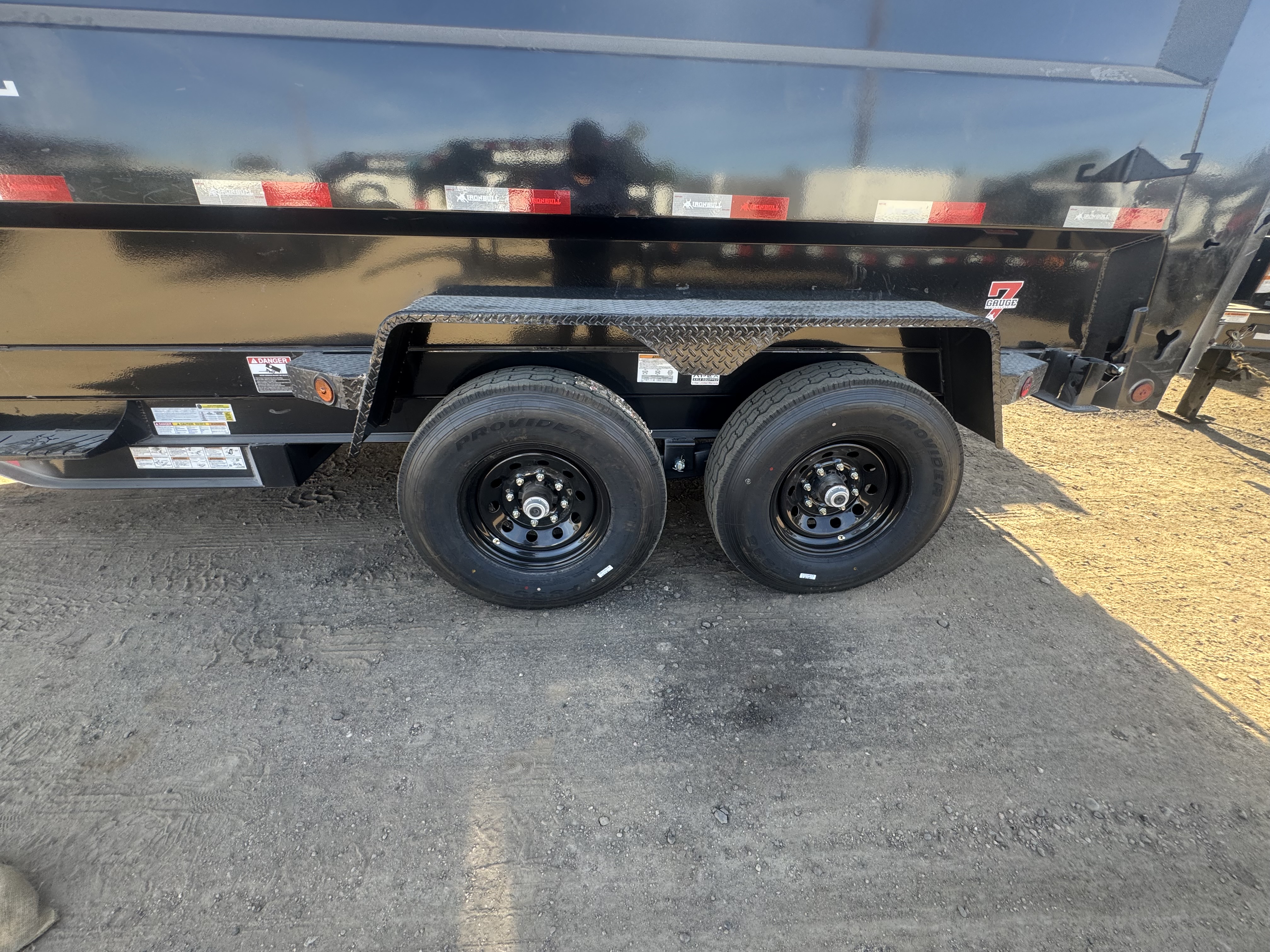 Norstar 14x83 IronBull Tandem Axle Dump, 15K GVWR, 48" Sides, Solar Charger, 14 Ply Tires - Stock #NST1398 - Image 3 of 21