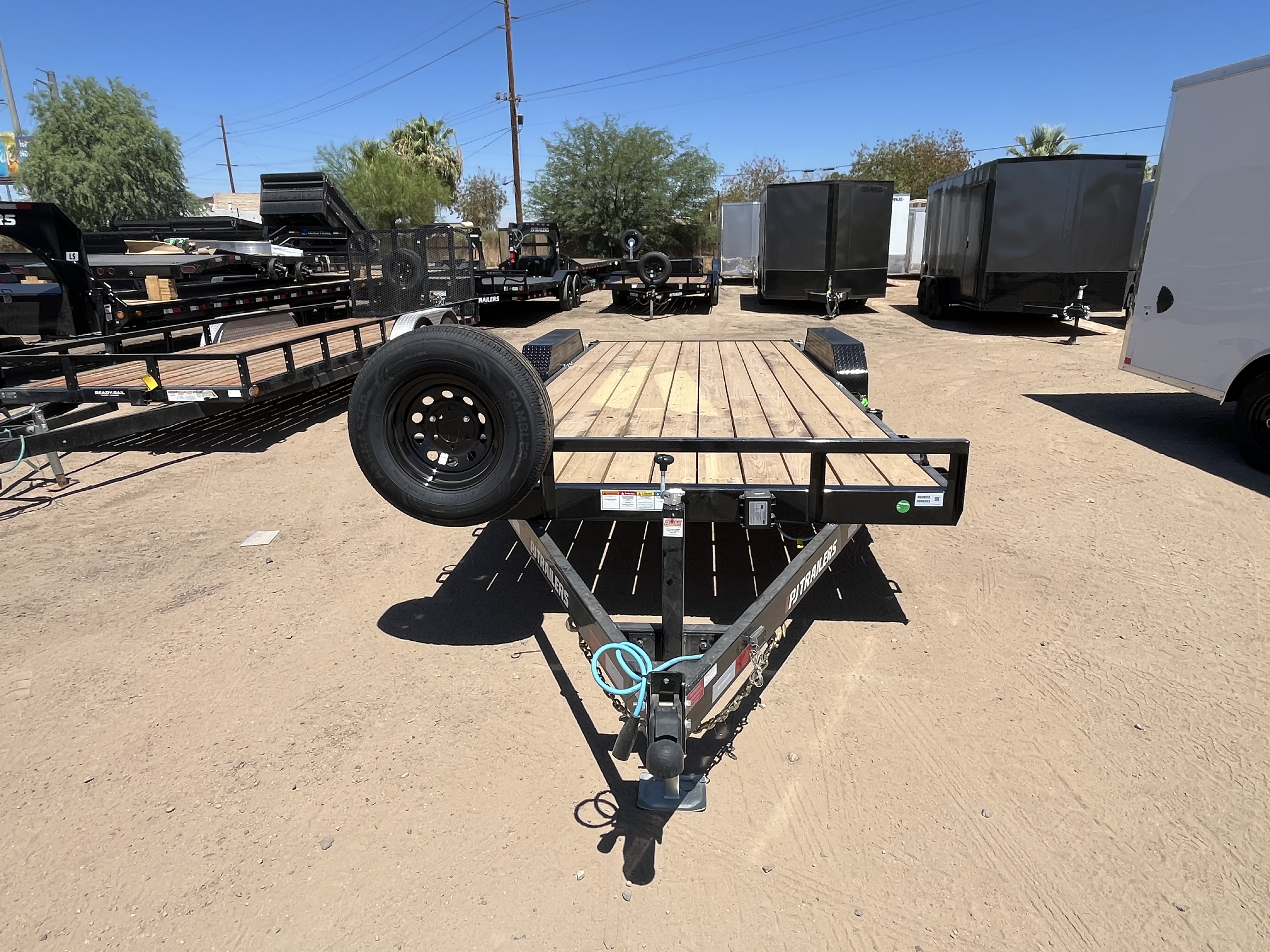 P.J. Trailers 20'x83" 5" Channel Equipment Trailer (CE) - Stock #PPJ11211 - Image 8 of 8