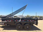 P.J. Trailers 14'x83" Voyager Dump Trailer w/ 2' Sides (DV) Stock #PJD1389 - Thumbnail 1