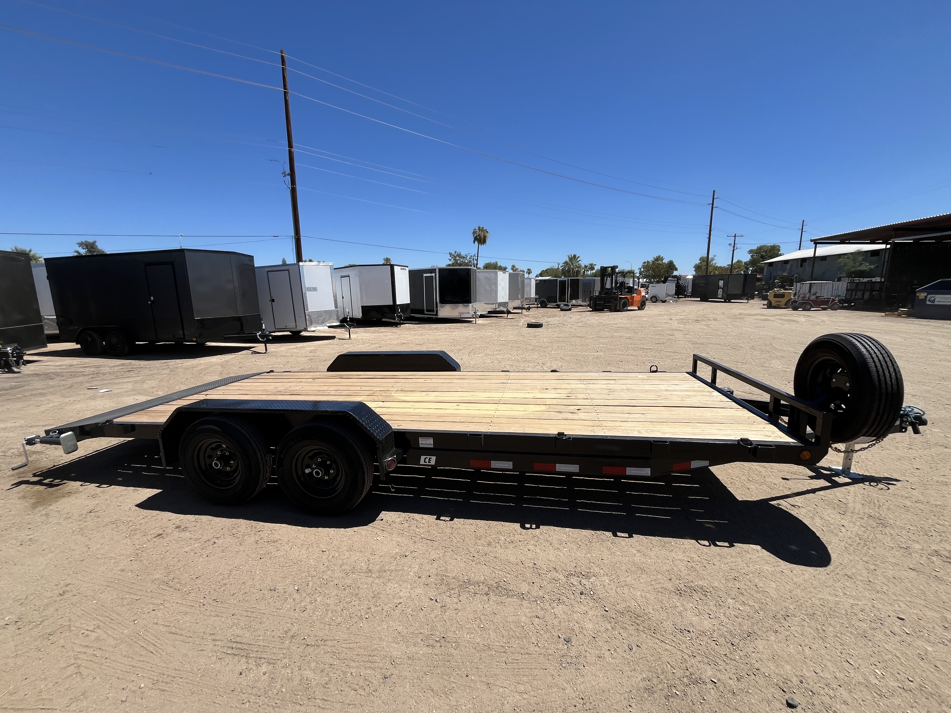 P.J. Trailers 20'x83" 5" Channel Equipment Trailer (CE) - Stock #PPJ11211 - Image 2 of 8