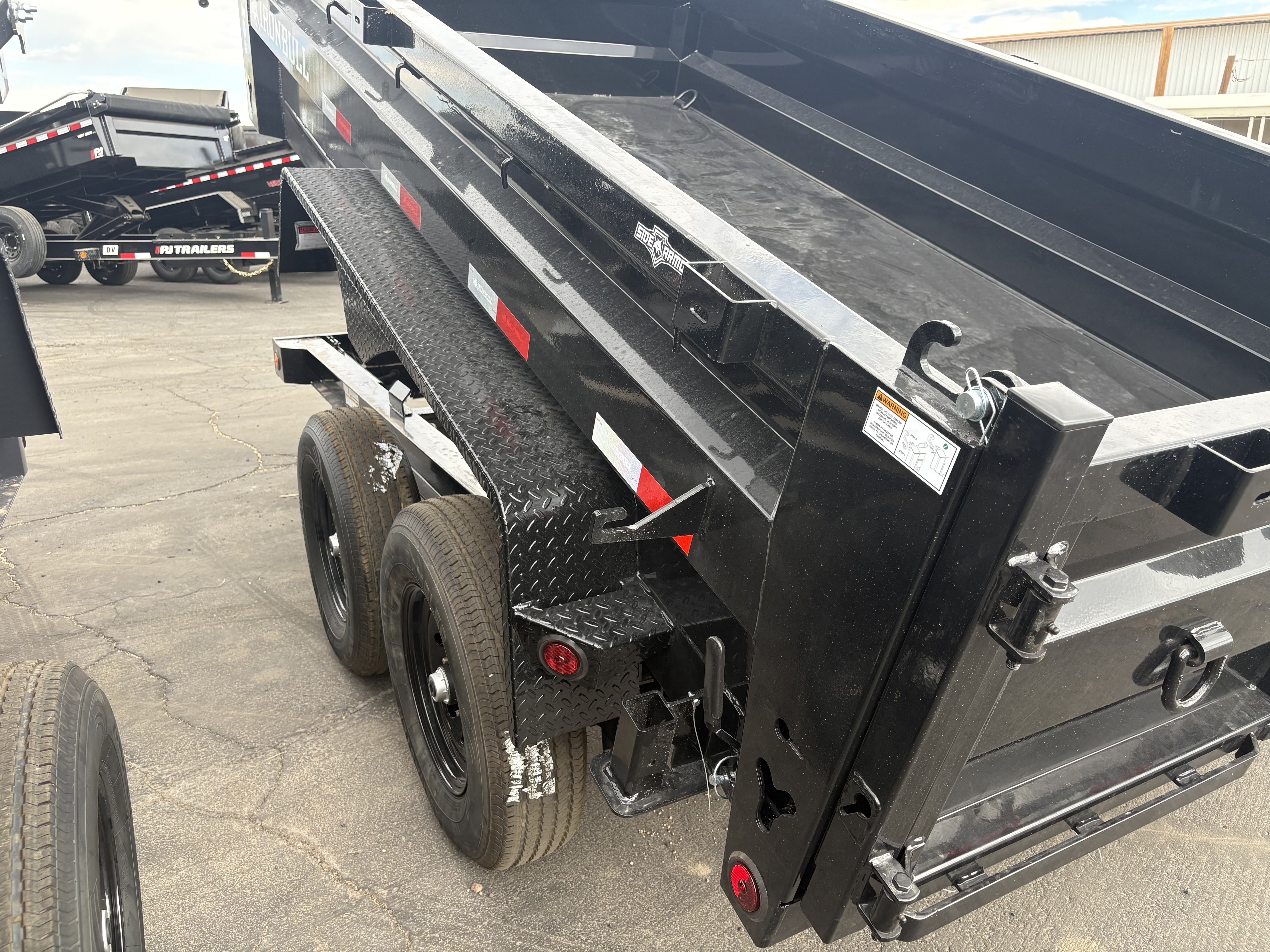 Norstar 12x72 IronBull Tandem Axle Dump, 15K GVWR, 24" Sides, Solar Charger - Stock #NST1486 - Image 5 of 5