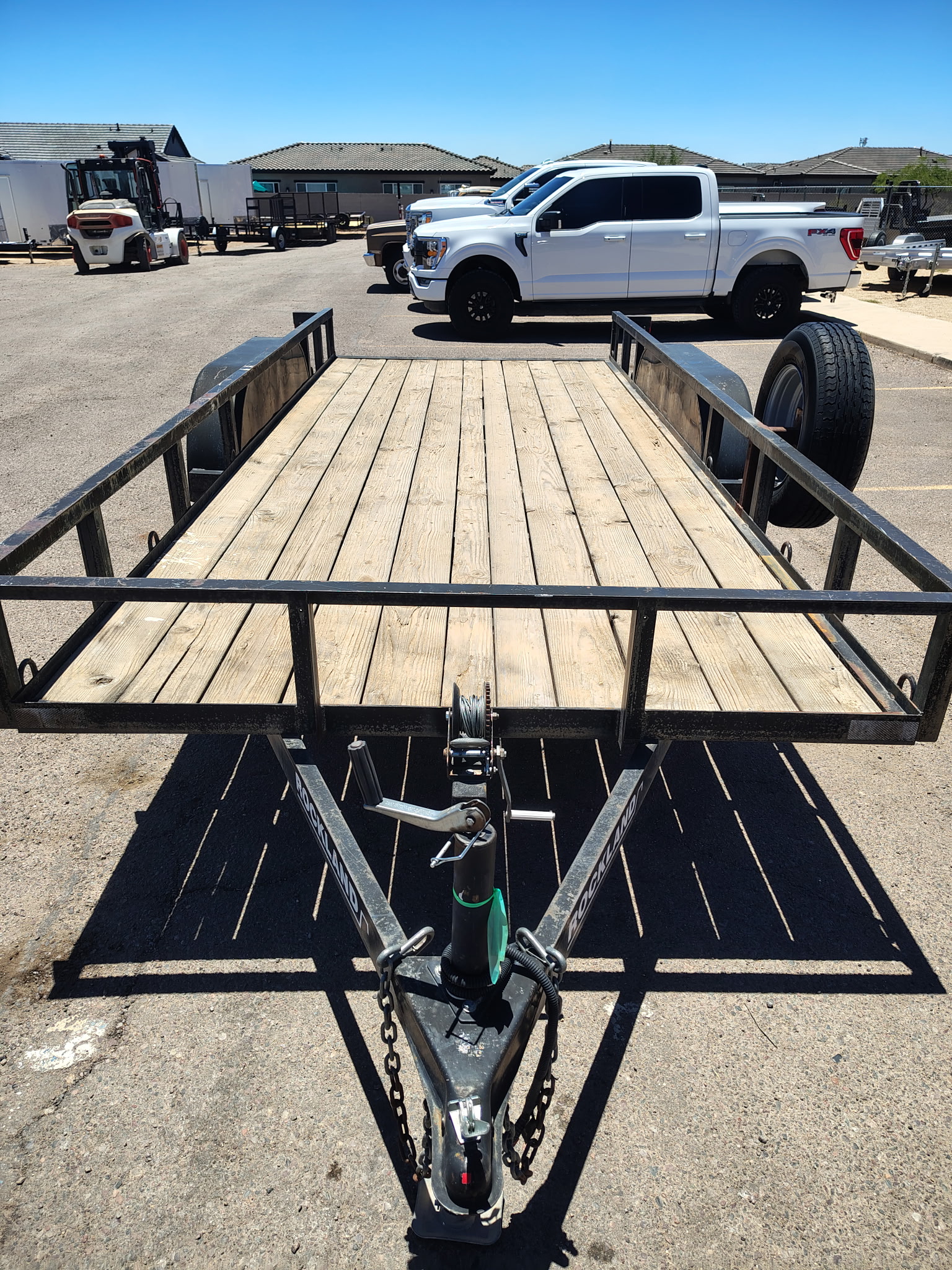Rockland 16x77 Tandem Axle Utility, 7K GVWR, Ramps - Stock #USD5164 - Image 4 of 6