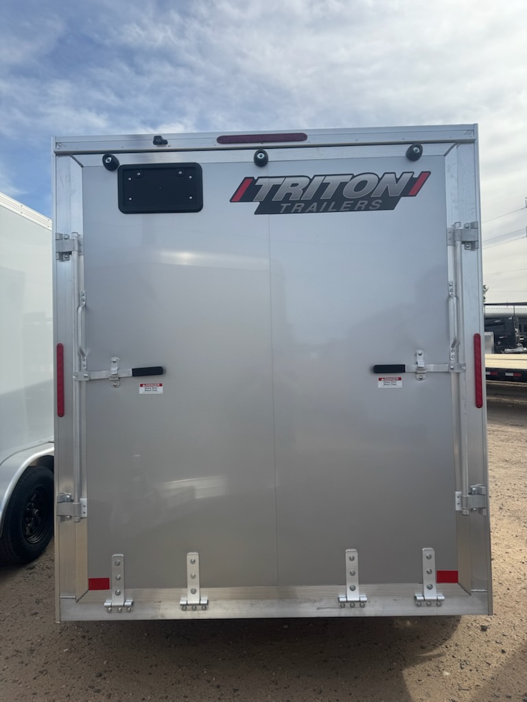 Alcom 10x6 All Aluminum XLT-P2 Enclosed, 3K GVWR, Limited Edition, Ramp Door - Stock #ALC213 - Image 3 of 4
