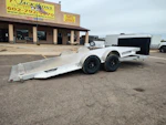 Aluma 18x82 All Aluminum, 10K GVWR, Heavy Tandem Axle, XL Tilt w/ Cargo Box (8218H-XL-TILT-TA-EL-RTD-CB) Stock #ALU369 - Thumbnail 3