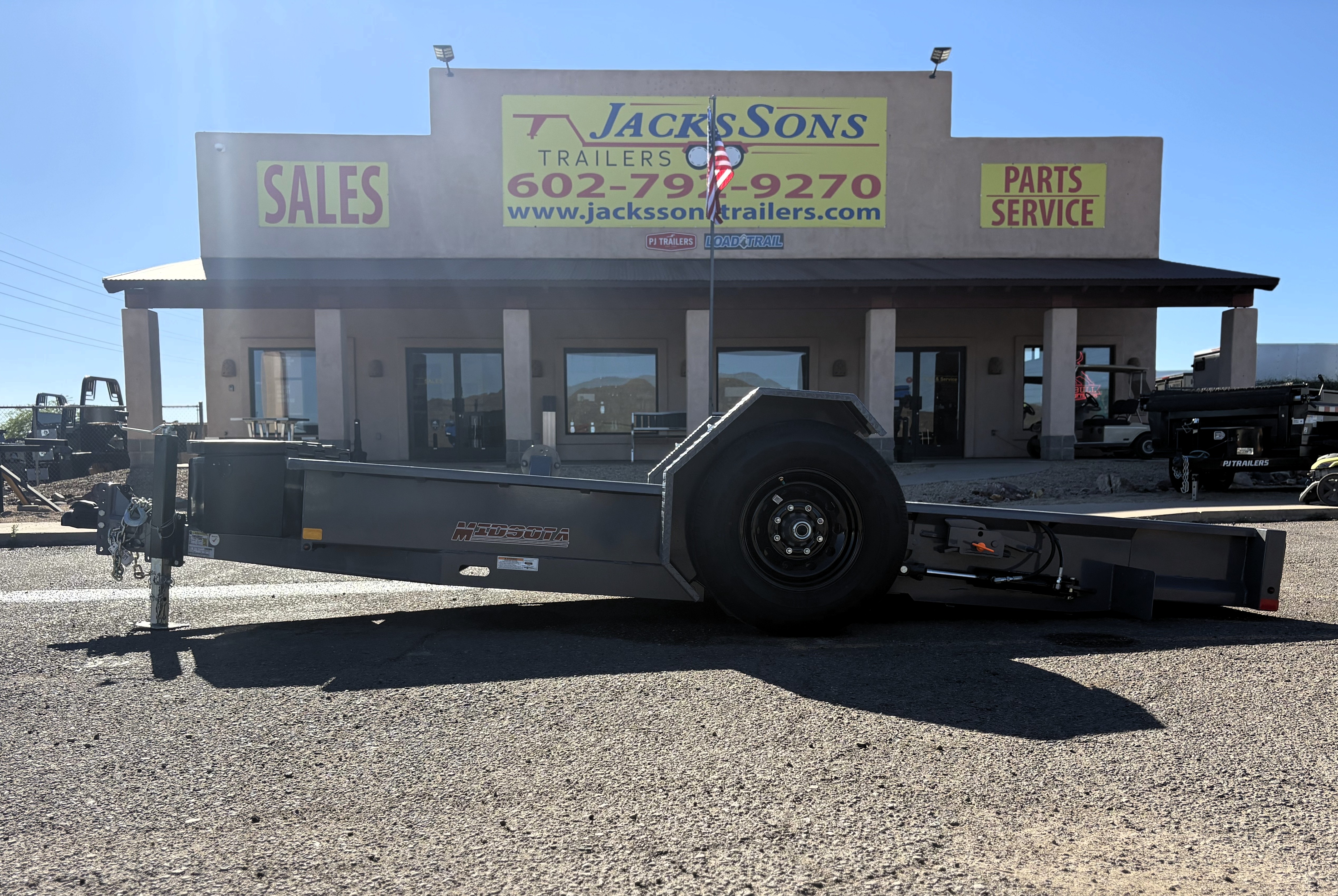 Midsota 12x52 SL Series, Heavy Equipment Tilt Trailer, Single Axle, 7,700 GVWR - Stock #MI006 - Image 1 of 14