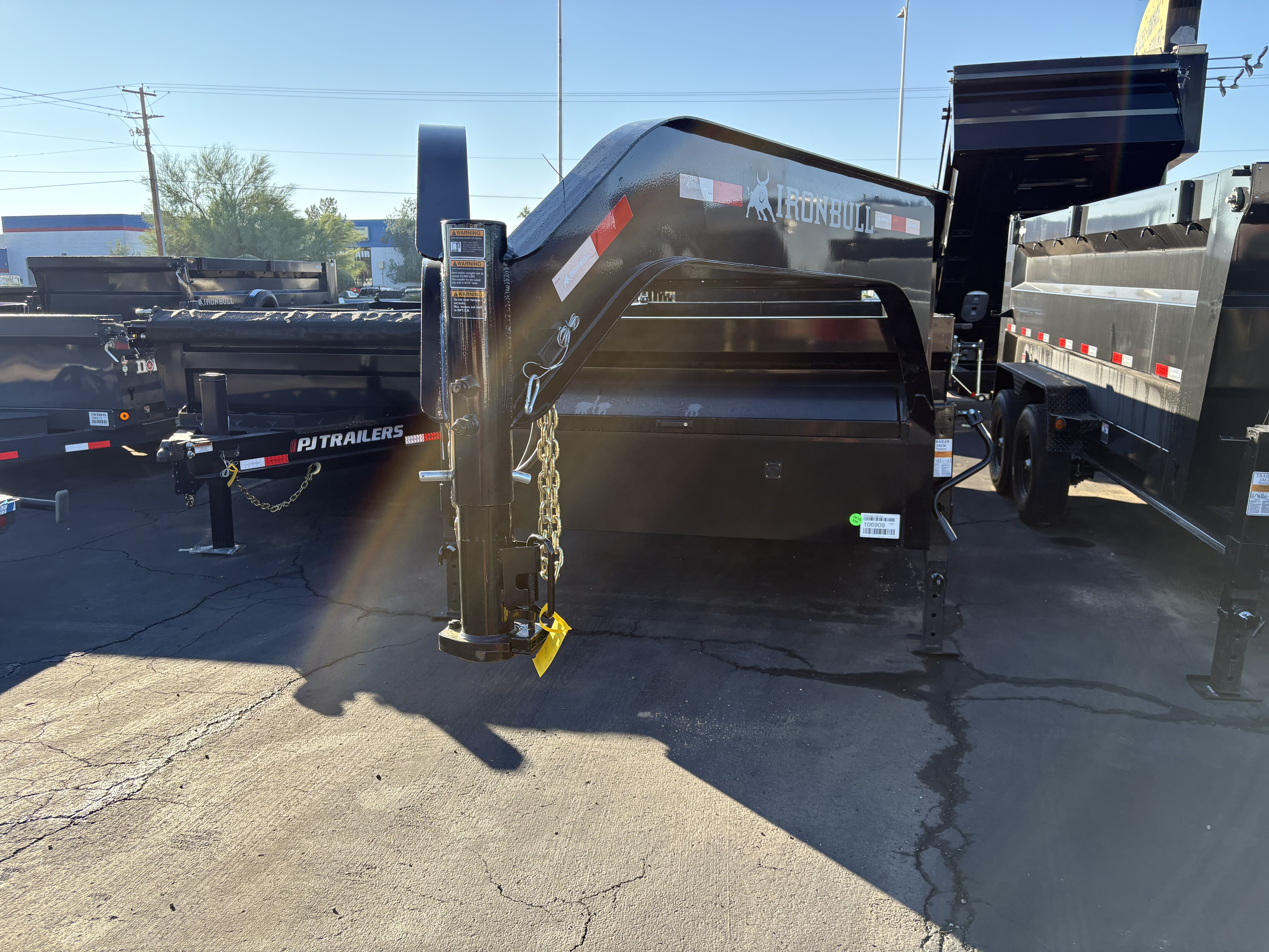Norstar 14x83 IronBull Gooseneck, Tandem Axle Dump, 14K GVWR, 24" Sides - Stock #NST1320 - Image 1 of 5