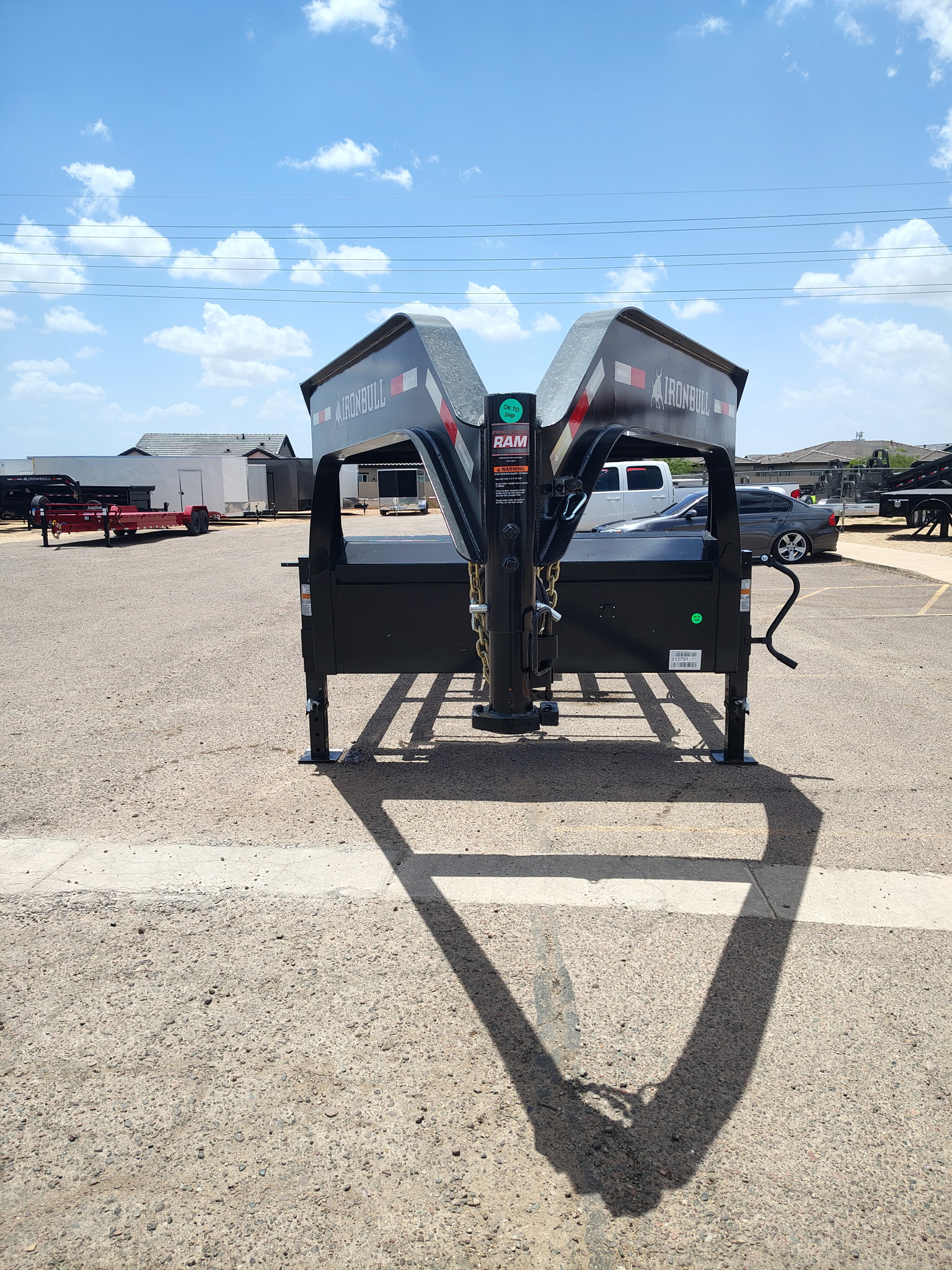 Norstar 20x83 Ironbull Gooseneck, Tandem Axle, Roll Off Chassis, 16K GVWR, 16 PLY - Stock #NST1444 - Image 4 of 13