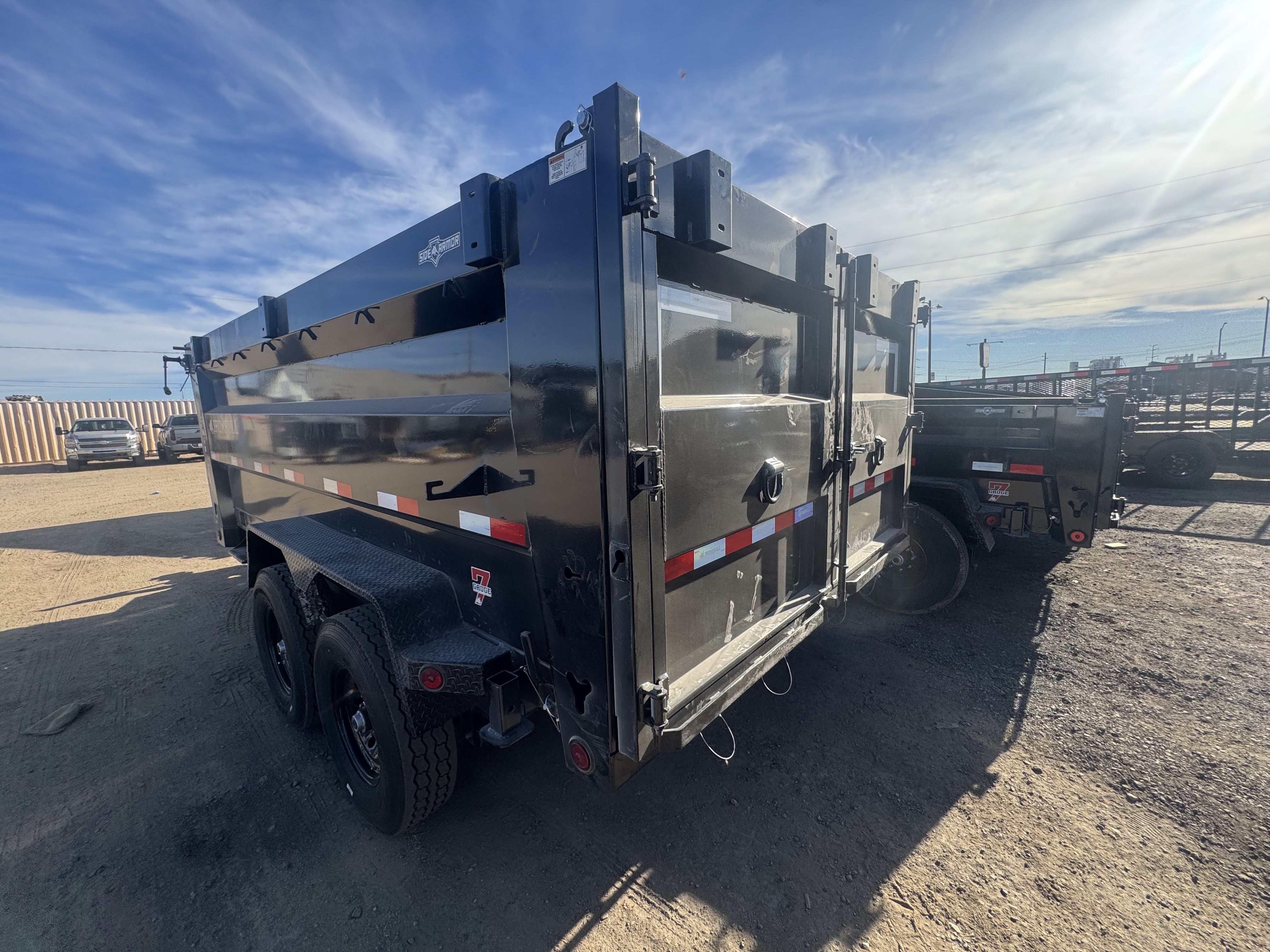 Norstar 14x83 IronBull Tandem Axle Dump, 15K GVWR, 48" Sides, Solar Charger, 14 Ply Tires - Stock #NST1398 - Image 4 of 21