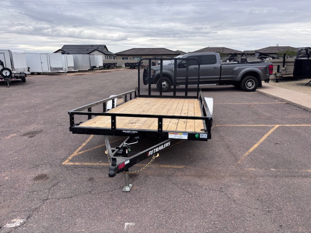 P.J. Trailers 14x83 Single Axle, 3K GVWR, Channel Utility - Stock #PPJ11016 - Image 4 of 5