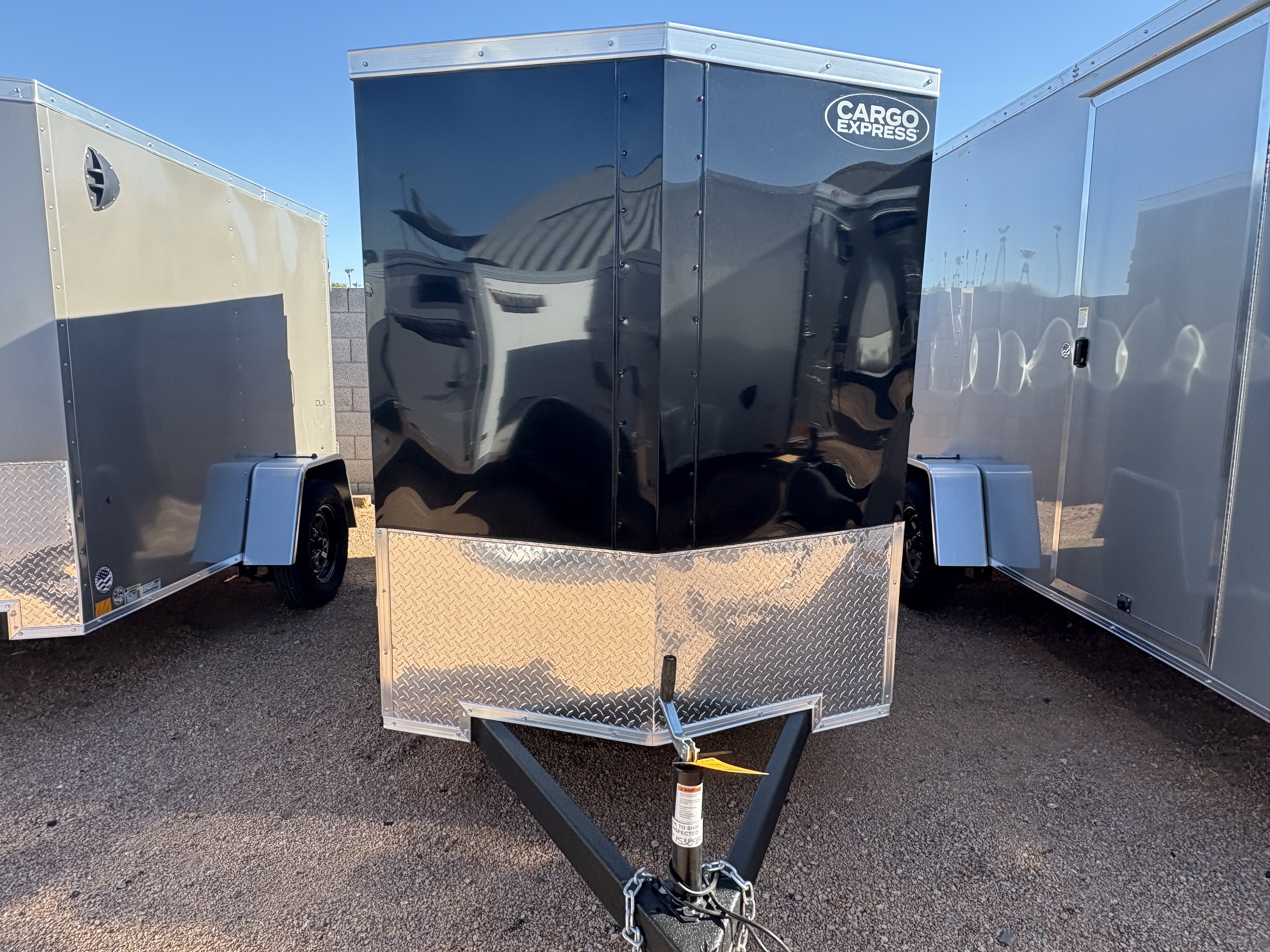 Compass 5'x8' Enclosed Cargo Trailer w/ Rear Ramp Door