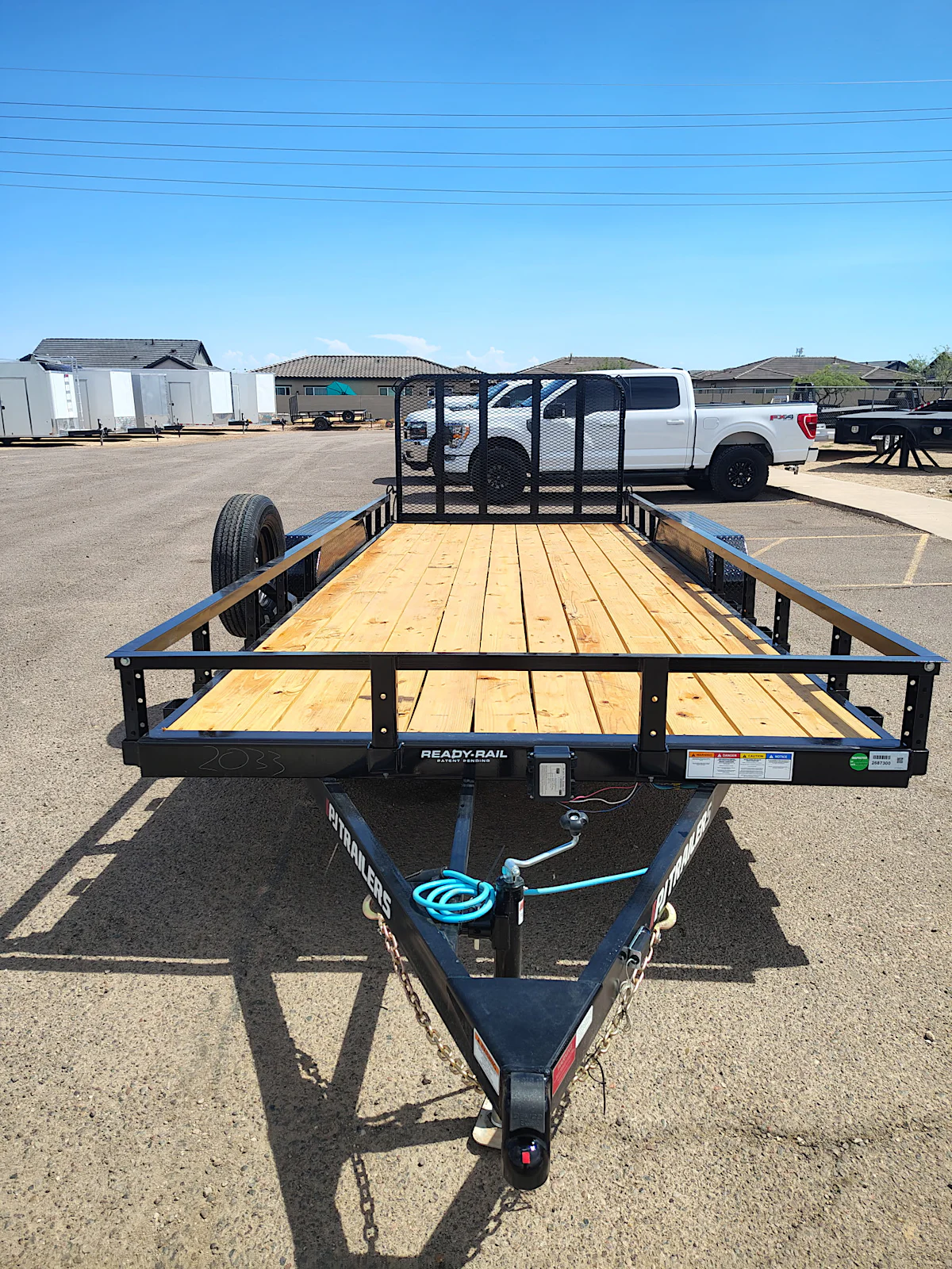 P.J. Trailers 18x83 Tandem Axle, 7K GVWR, Channel Utility - Stock #PPJ11153 - Image 6 of 7 P.J. Trailers 18x83 Tandem Axle, 7K GVWR, Channel Utility - Stock #PPJ11153 - Image 6 of 7