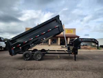 Norstar 16x83 IronBull Gooseneck, Tandem Axle, 16K GVWR, 48" Sides, Telescopic Cylinder Stock #NST1342 - Thumbnail 1