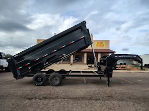 Norstar 16x83 IronBull Gooseneck, Tandem Axle, 16K GVWR, 48" Sides, Telescopic Cylinder