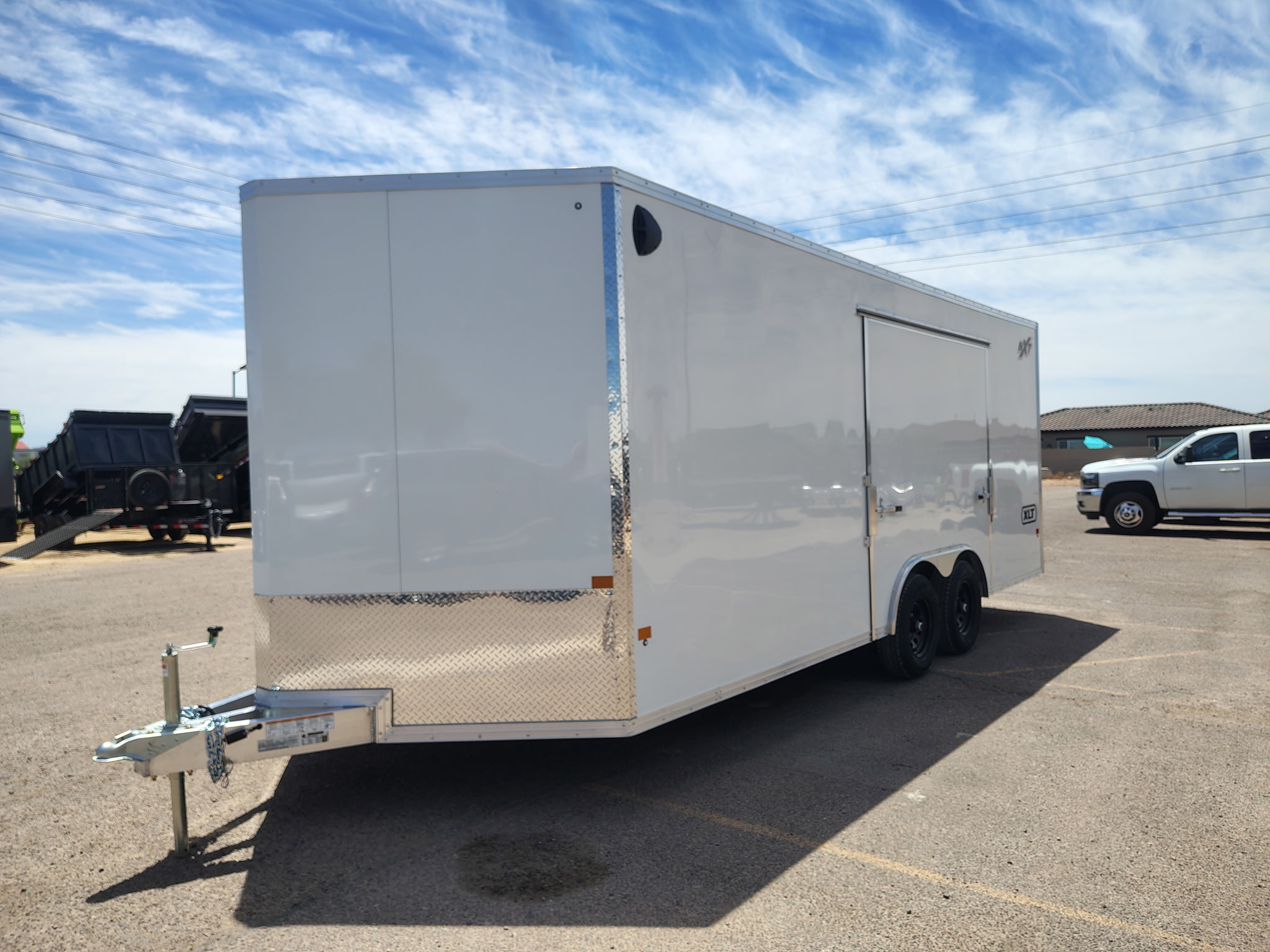 Alcom 20x8.5 All Aluminum XLT-P Car Hauler, Limited Model, 10K GVWR, Ramp Door - Stock #ALC273 - Image 4 of 11