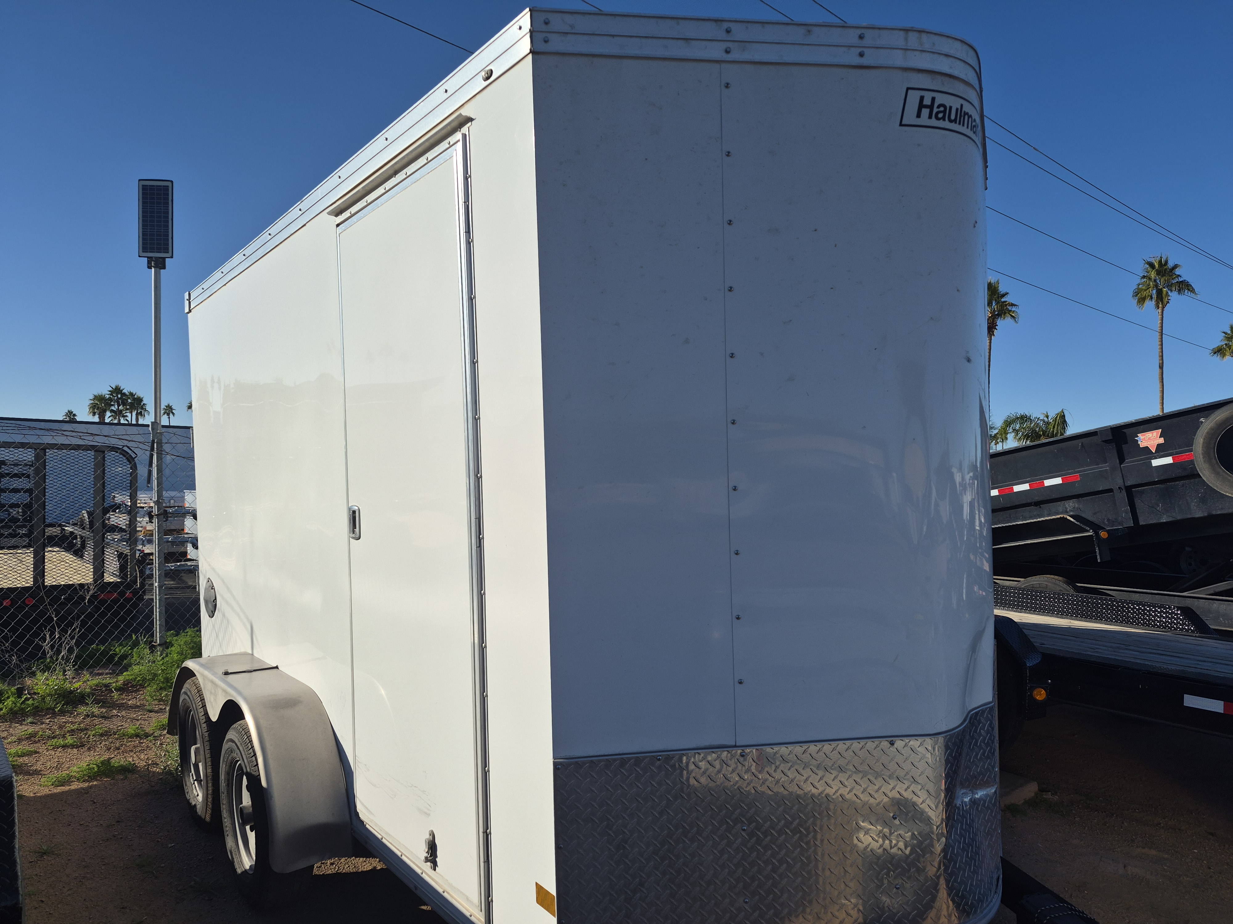 Haulmark 12X6 TRANSPORT V-ACG, WHITE, RD - Stock #USD3929 - Image 2 of 4