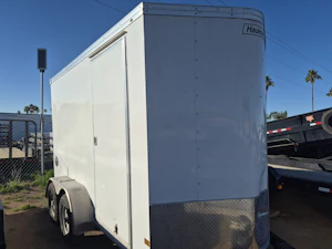 Haulmark 6'x12' Enclosed Cargo Trailer w/ Rear Ramp Door (TSV)