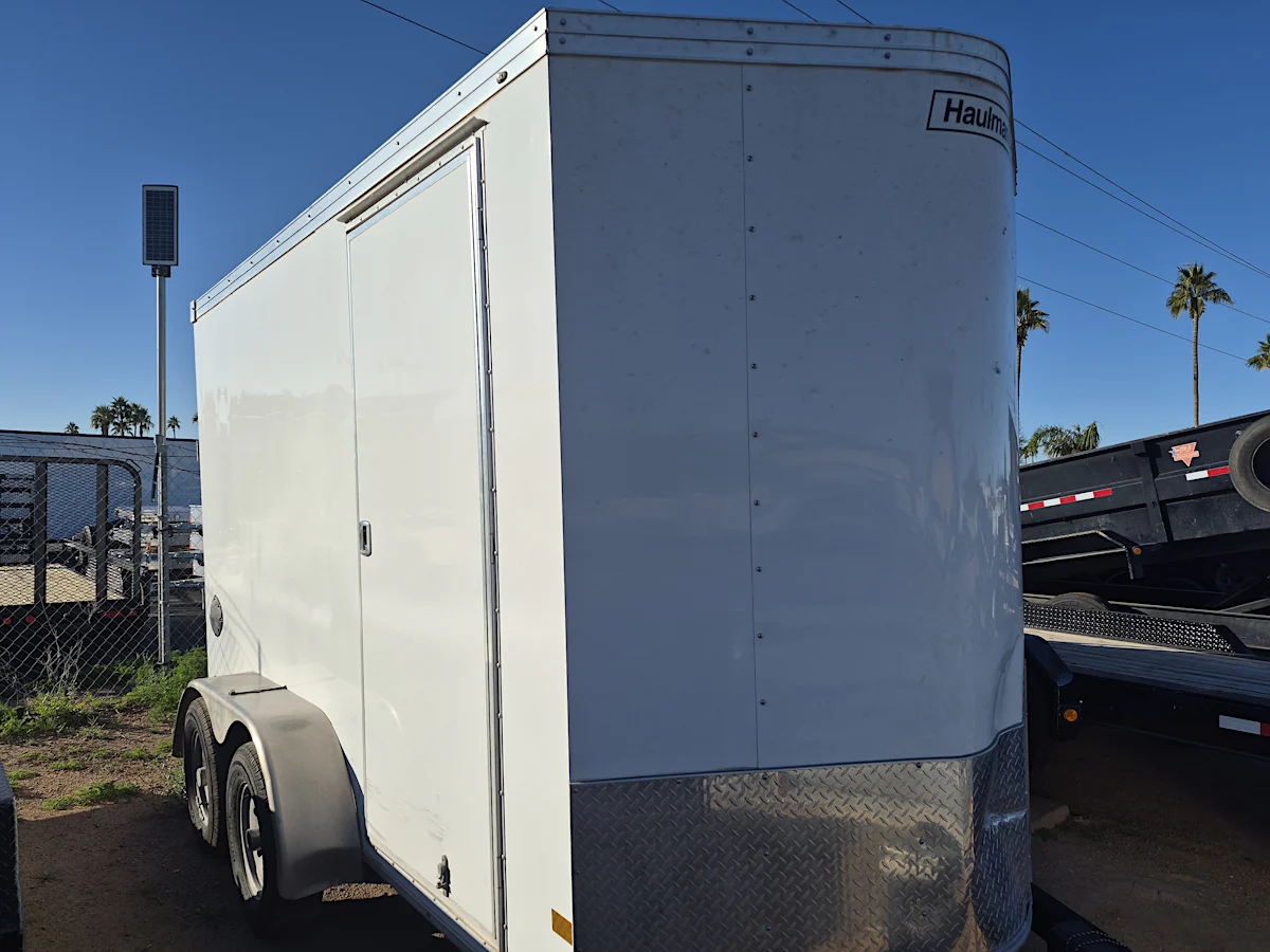 Haulmark 12X6 TRANSPORT V-ACG, WHITE, RD - Stock #USD3929 - Image 2 of 4 Haulmark 12X6 TRANSPORT V-ACG, WHITE, RD - Stock #USD3929 - Image 2 of 4