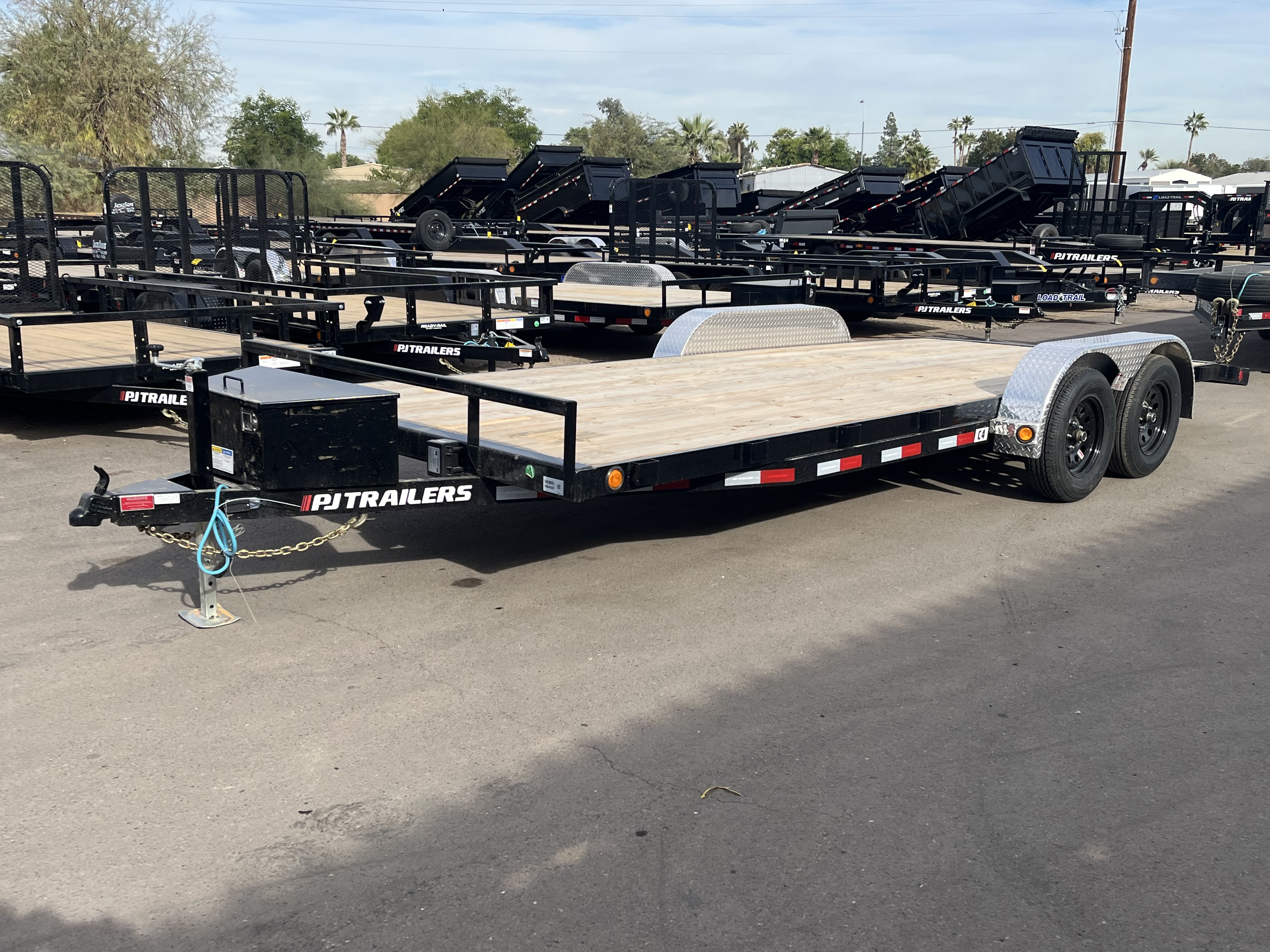 P.J. Trailers 20x83x4" Channel Tandem Axle, 7K GVWR, Carhauler - Stock #PPJ10993 - Image 4 of 10