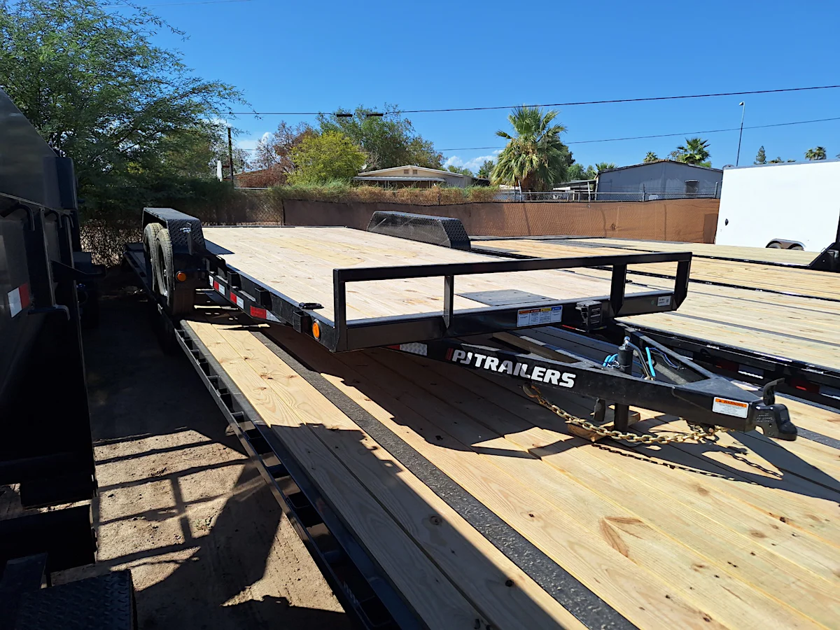 P.J. Trailers 18x83 Tandem Axle, 7K GVWR, Car Hauler - Stock #PPJ10845 - Image 1 of 5 P.J. Trailers 18x83 Tandem Axle, 7K GVWR, Car Hauler - Stock #PPJ10845 - Image 1 of 5