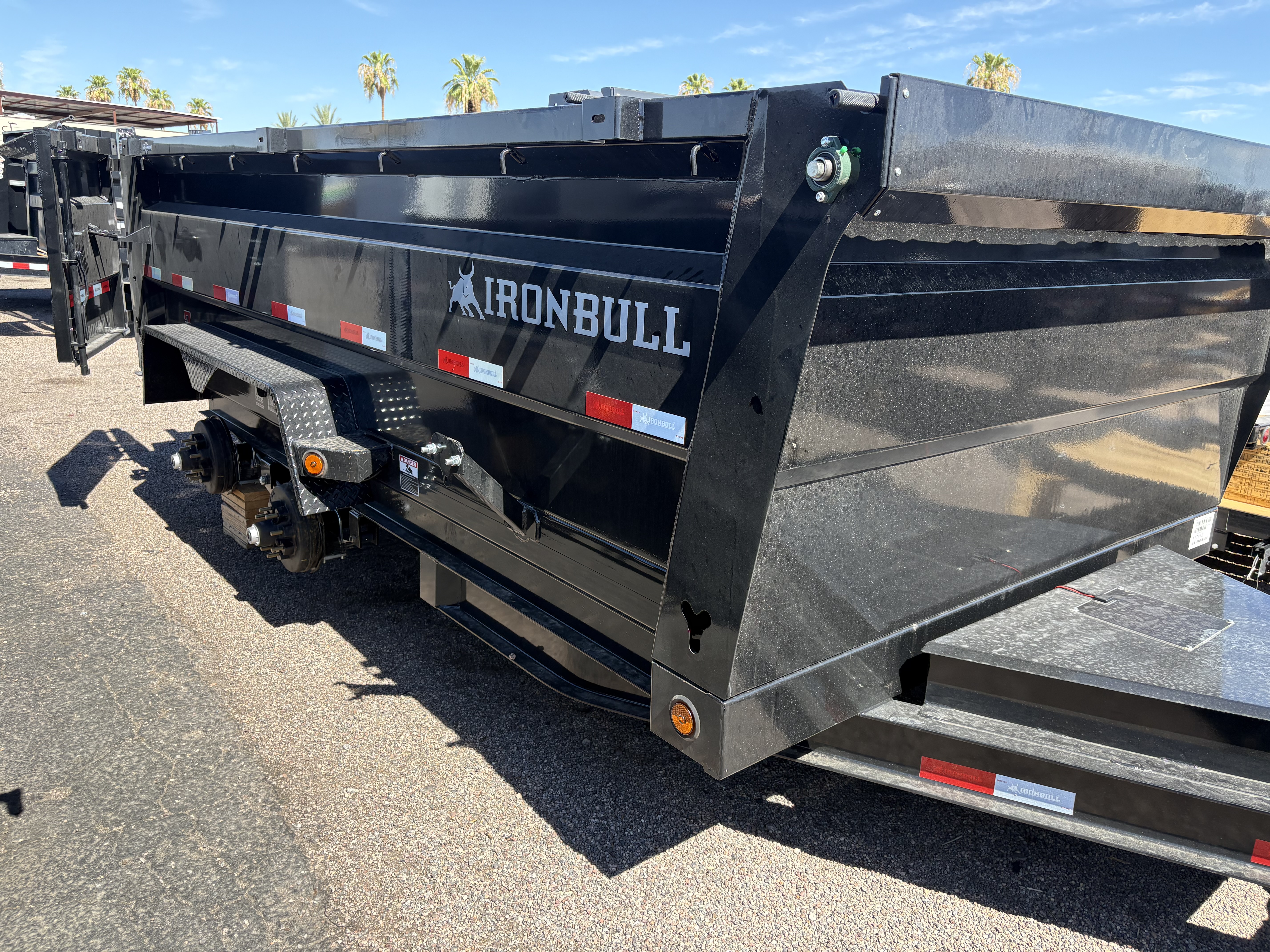 Norstar 14x83 IronBull Tandem Axle Dump, 15K GVWR, 36" Sides, Solar Charger, 14 Ply Tires - Stock #NST1504 - Image 3 of 3