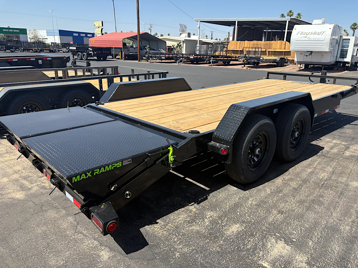 Load Trail 20x83 Tandem Axle, 14K GVWR, Car Hauler, Max Ramps - Stock #LT0920 - Image 5 of 6 Load Trail 20x83 Tandem Axle, 14K GVWR, Car Hauler, Max Ramps - Stock #LT0920 - Image 5 of 6