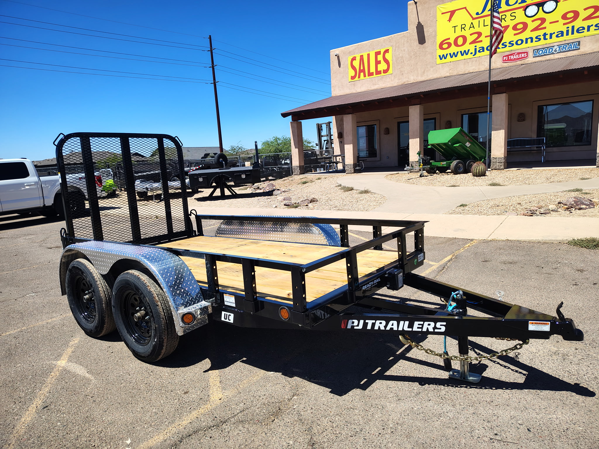 PJ Trailers 10X60 Tandem Axle Channel Utility, 7K GVWR - Stock #PPJ11206 - Image 1 of 8