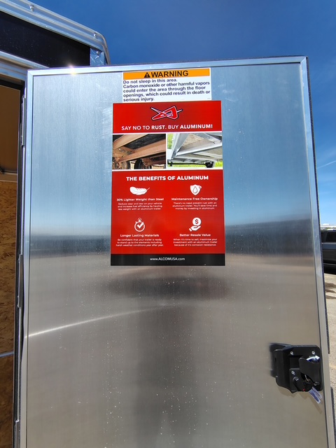 Alcom 14x7 All Aluminum XLTP Enclosed, 7K GVWR, Limited Edition, Ramp Door - Stock #ALC218 - Image 5 of 12