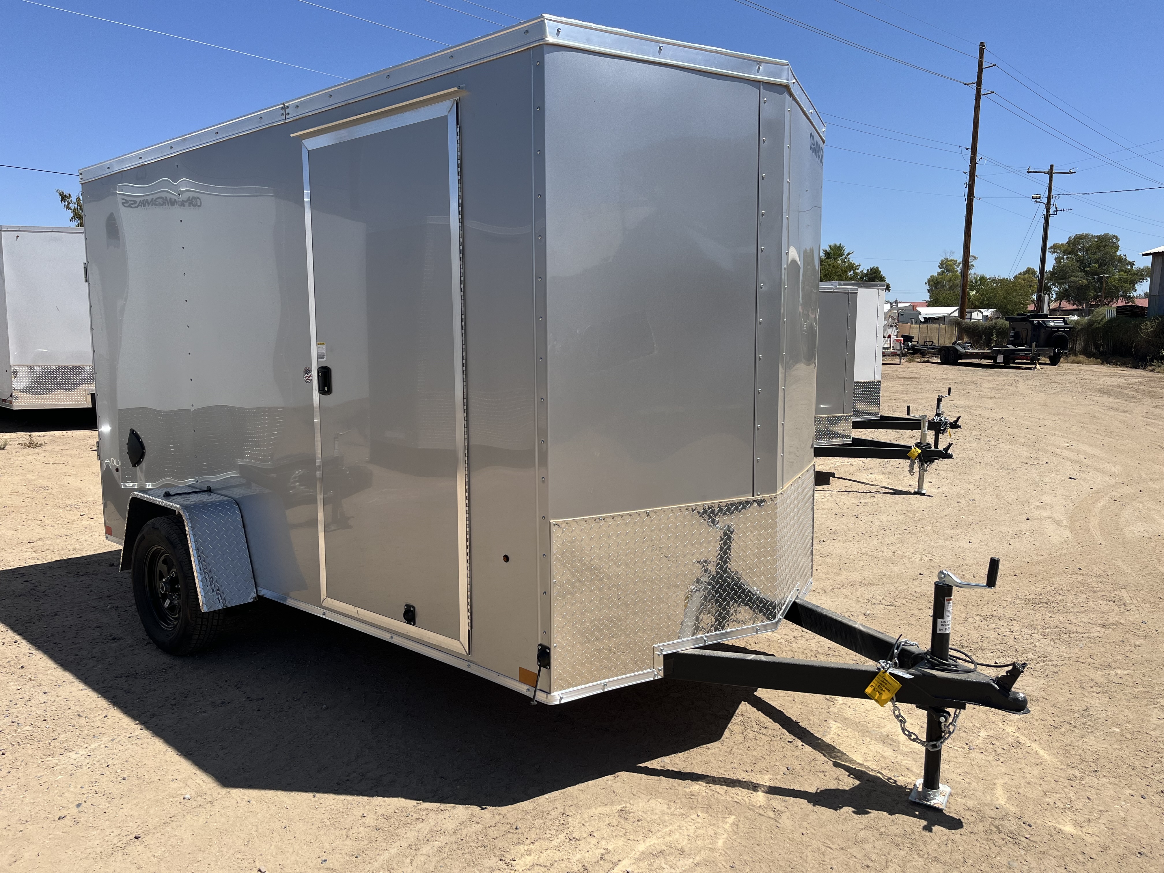 Compass 12x6 Indigo DLX, 3K GVWR, Ramp Door - Stock #CMP2859 - Image 1 of 10