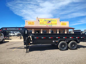 Norstar 16x83 IronBull Gooseneck, Tandem Axle Dump, 15K GVWR, 24" Sides