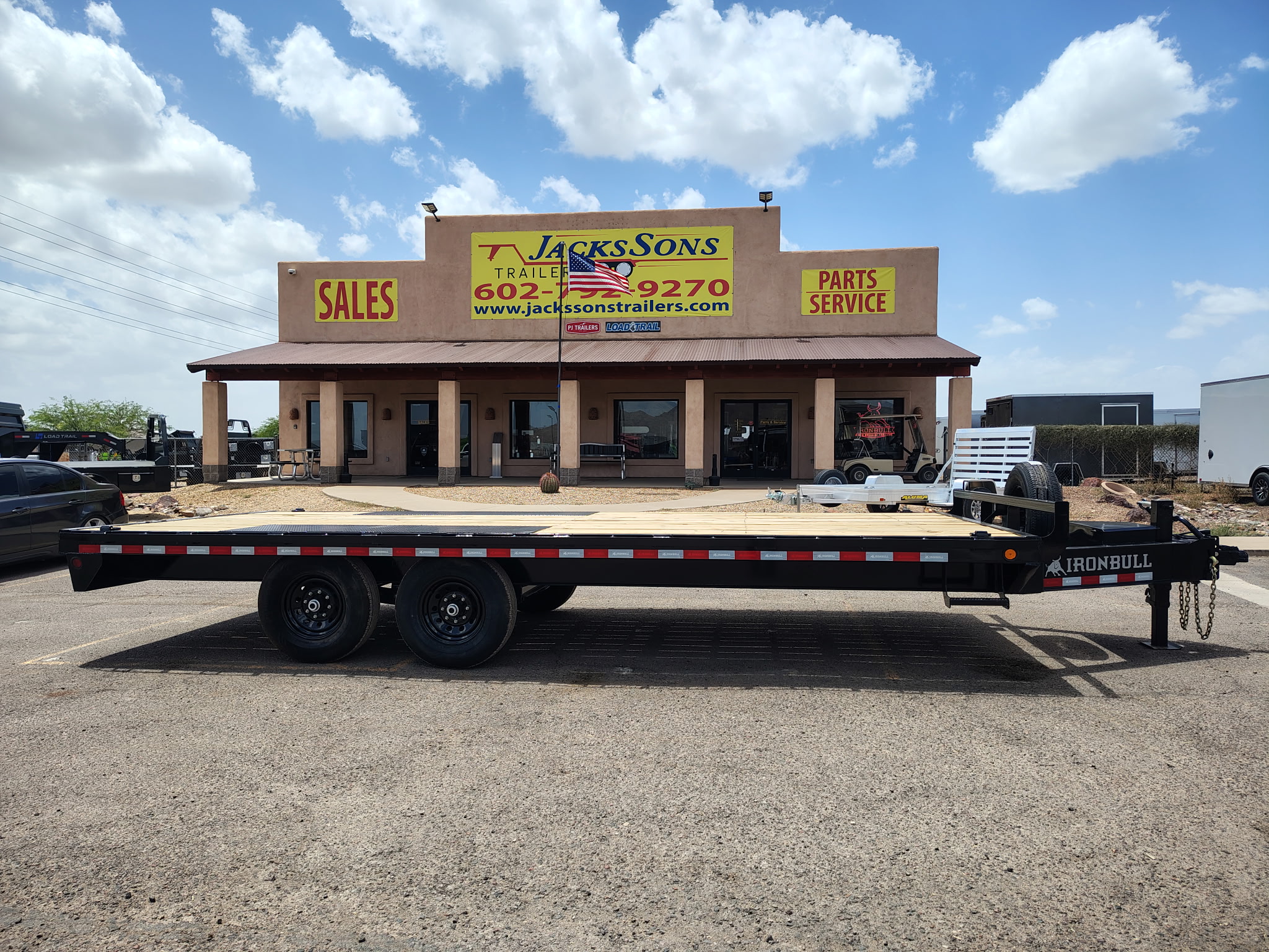 Iron Bull 20'x102" Pintle Deckover Equipment Trailer (FDP)