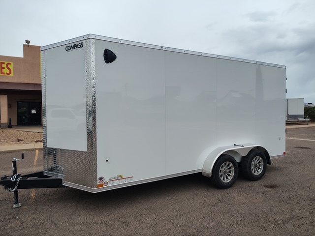 Compass 16x7 Jasper SE, 7K GVWR, Standard Height - No Slope, Ramp Door - Stock #CMP2839 - Image 2 of 5