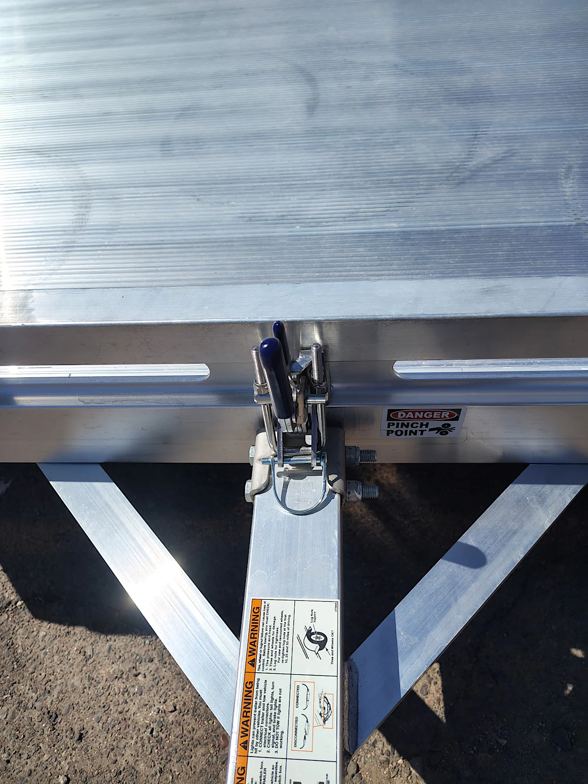 Aluma 12x77 All Aluminum, 3K GVWR, Heavy Tilt Single Axle (7712H-TILT-S) - Stock #ALU394 - Image 12 of 12 Aluma 12x77 All Aluminum, 3K GVWR, Heavy Tilt Single Axle (7712H-TILT-S) - Stock #ALU394 - Image 12 of 12